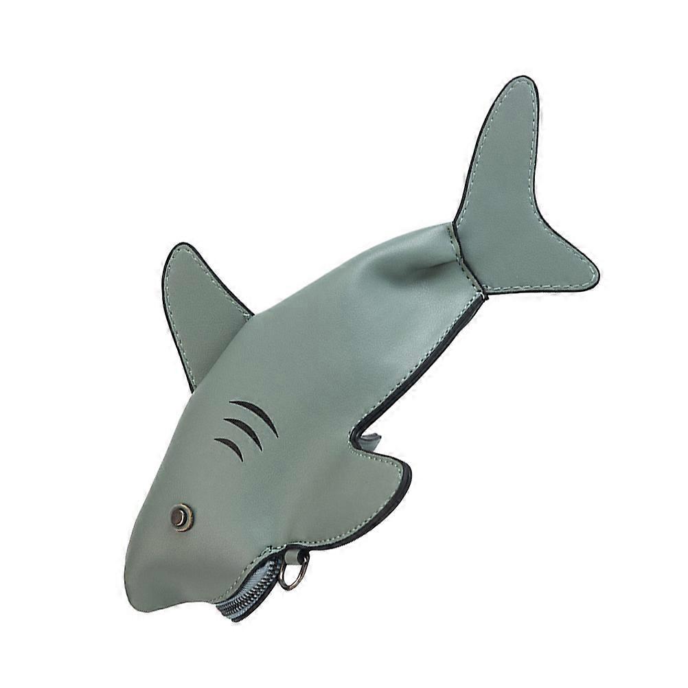 Cute Shark Crossbody Bag for Women – Lightweight PU Animal Design Shoulder Bag for Casual Outings and Travel