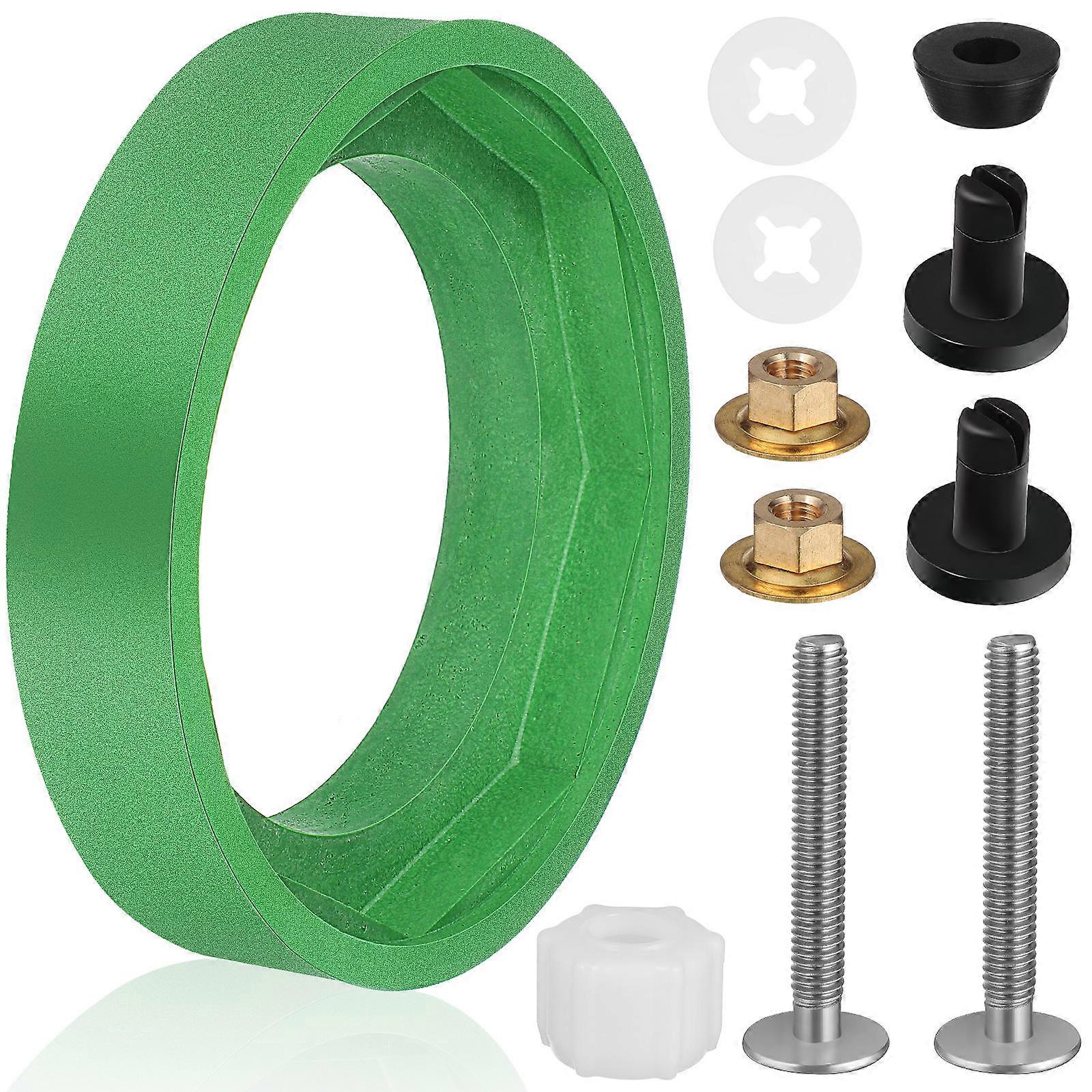 Toilet Tank Gasket Kit 1 Set For Toilet Repair Inside Tank Assorted Color NBR Material Leak Prevention
