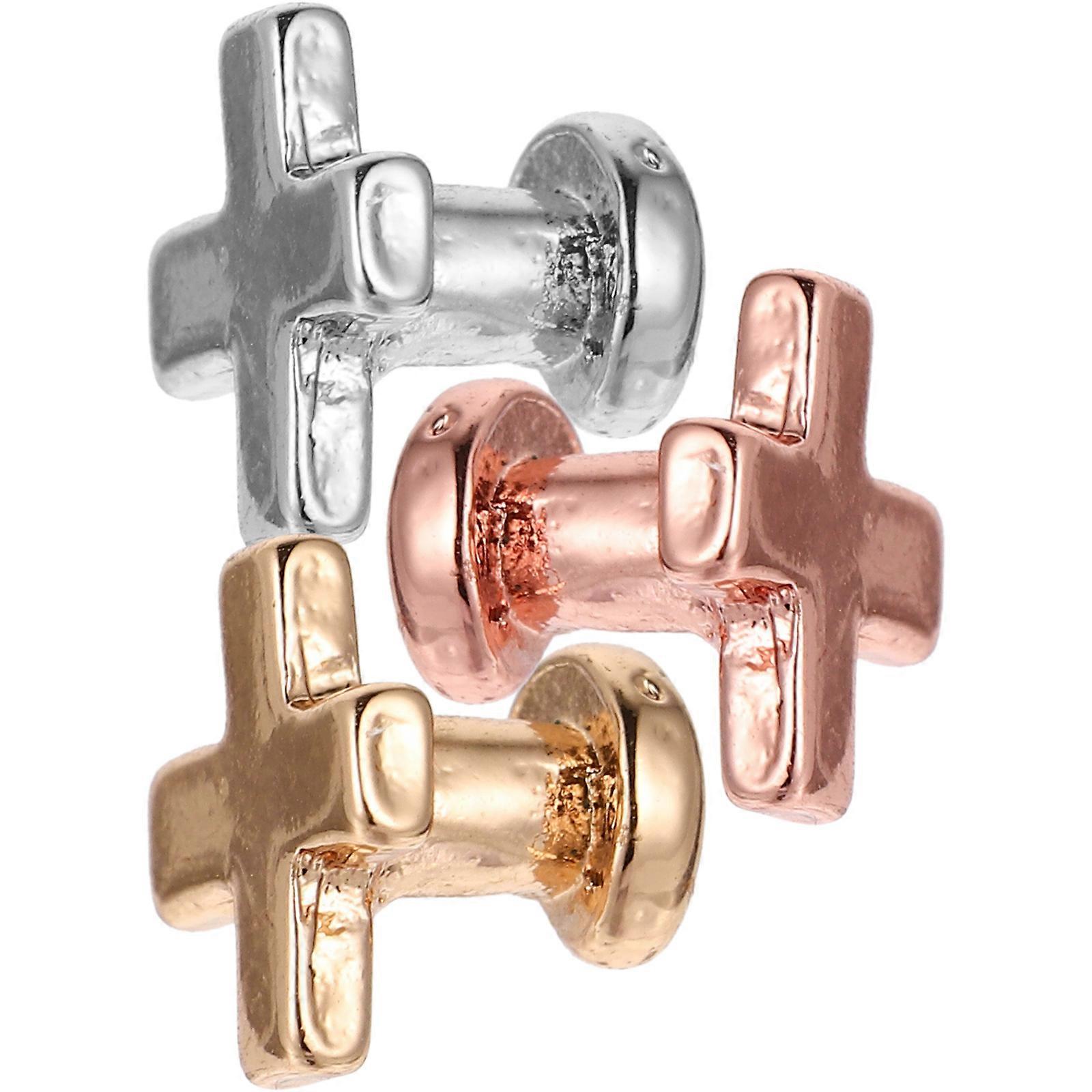 Assorted Color Watch Band Charms 3Pcs X-Shaped Decoration For Durable And Easy To Use