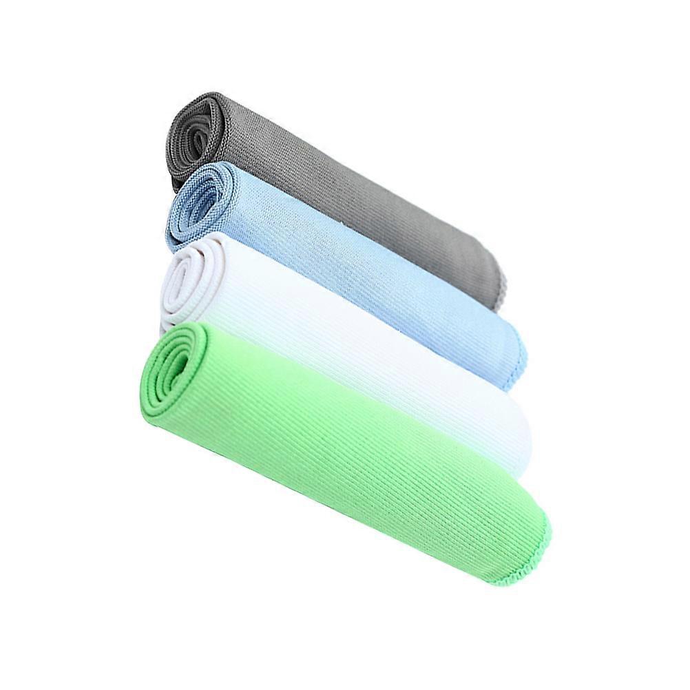 Microfiber Cleaning Cloth for Car with Premium Polyester Absorbs Water Leaves No 30x30cm
