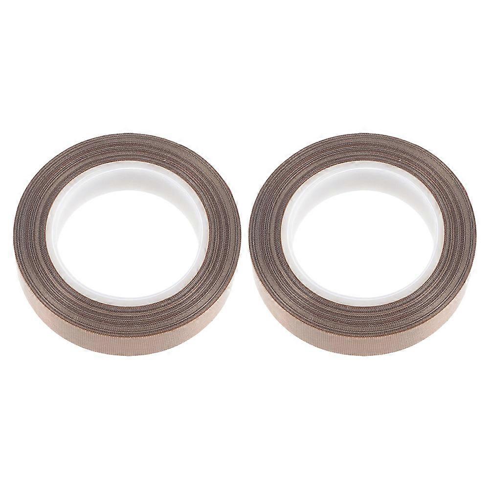 2 Rolls High Temp PTFE Tape for Heat Insulation & Corrosion Resistance Ideal for Kitchen Appliances & Machinery Sealing
