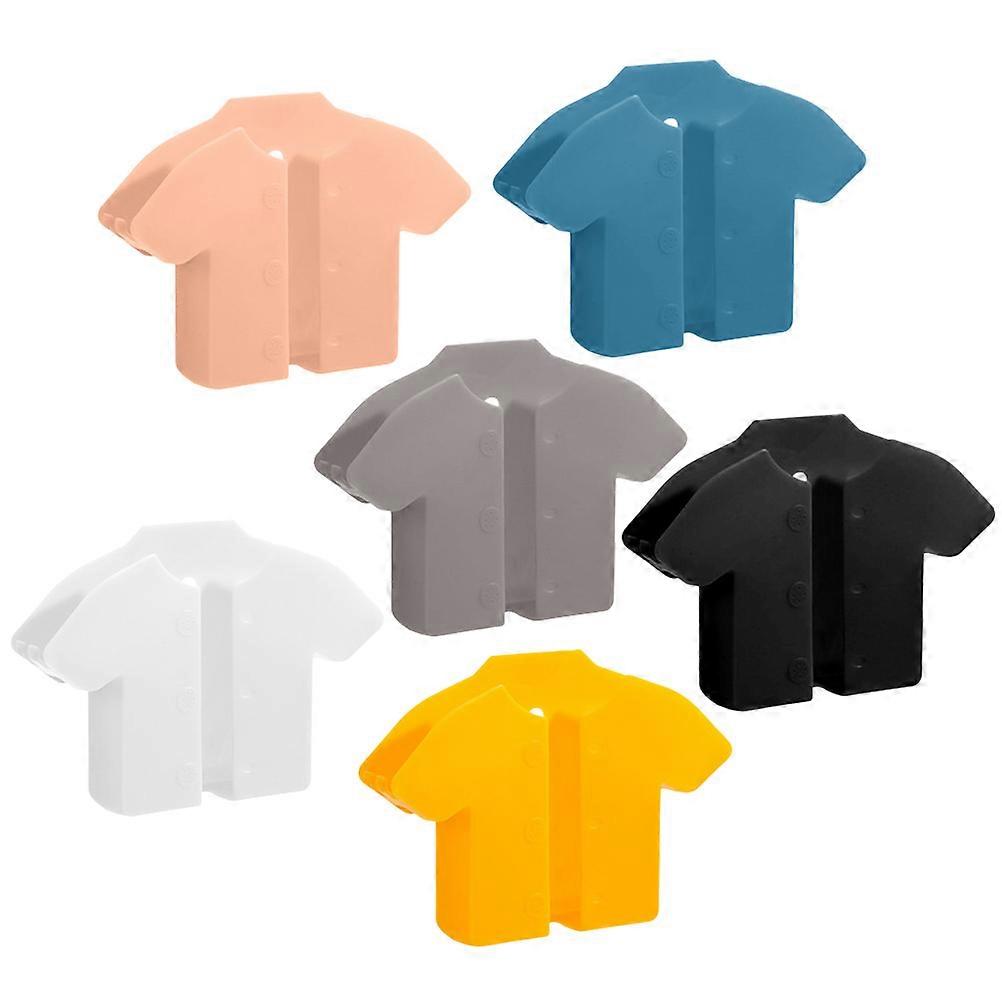 6pcs Self-Adhesive Wall Mount Phone Holder for Storage with PP Material in Assorted Color