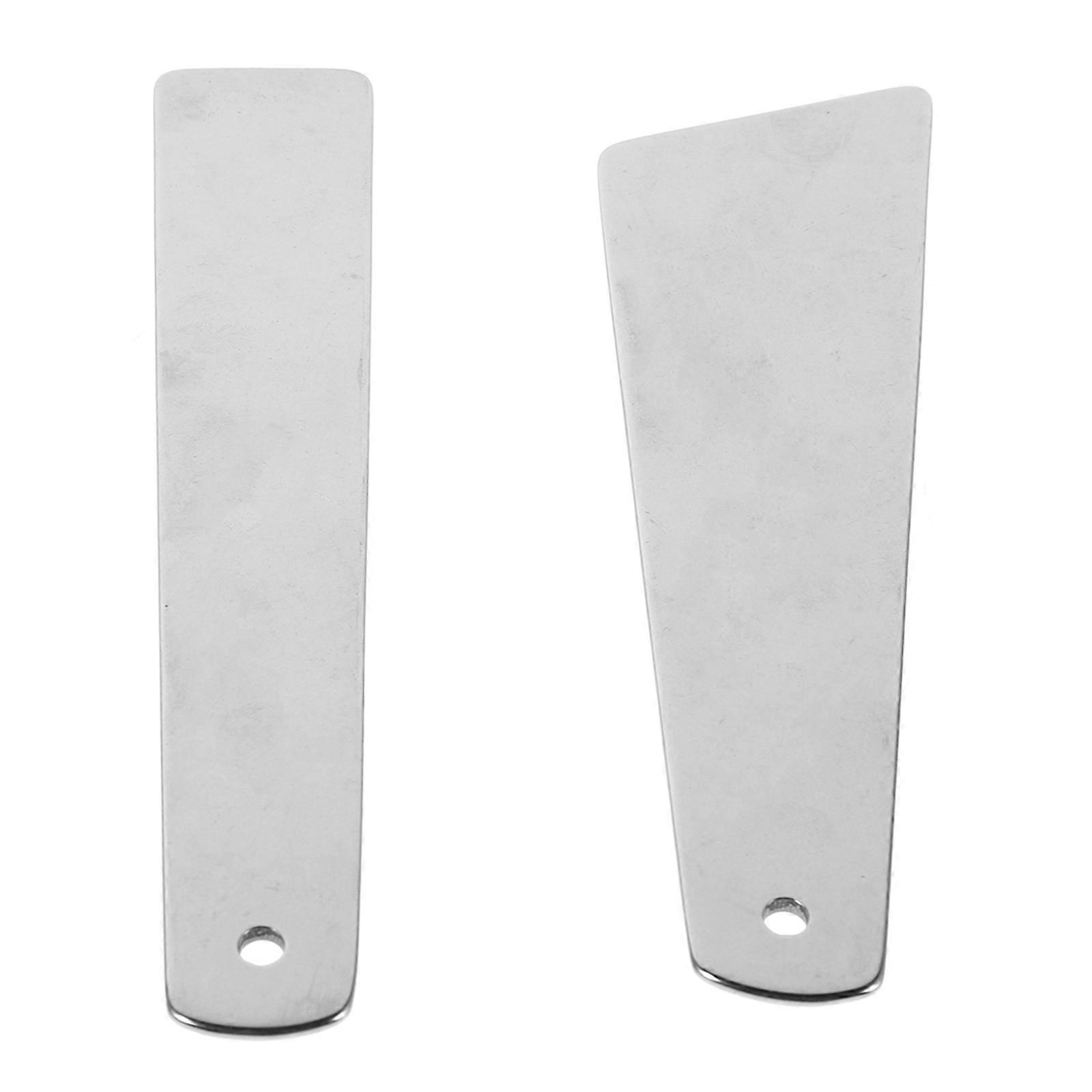 Leathercraft Supplies Glue Spreader 2Pcs Stainless Steel Handheld Tool for Professional Leatherworking Precision Application