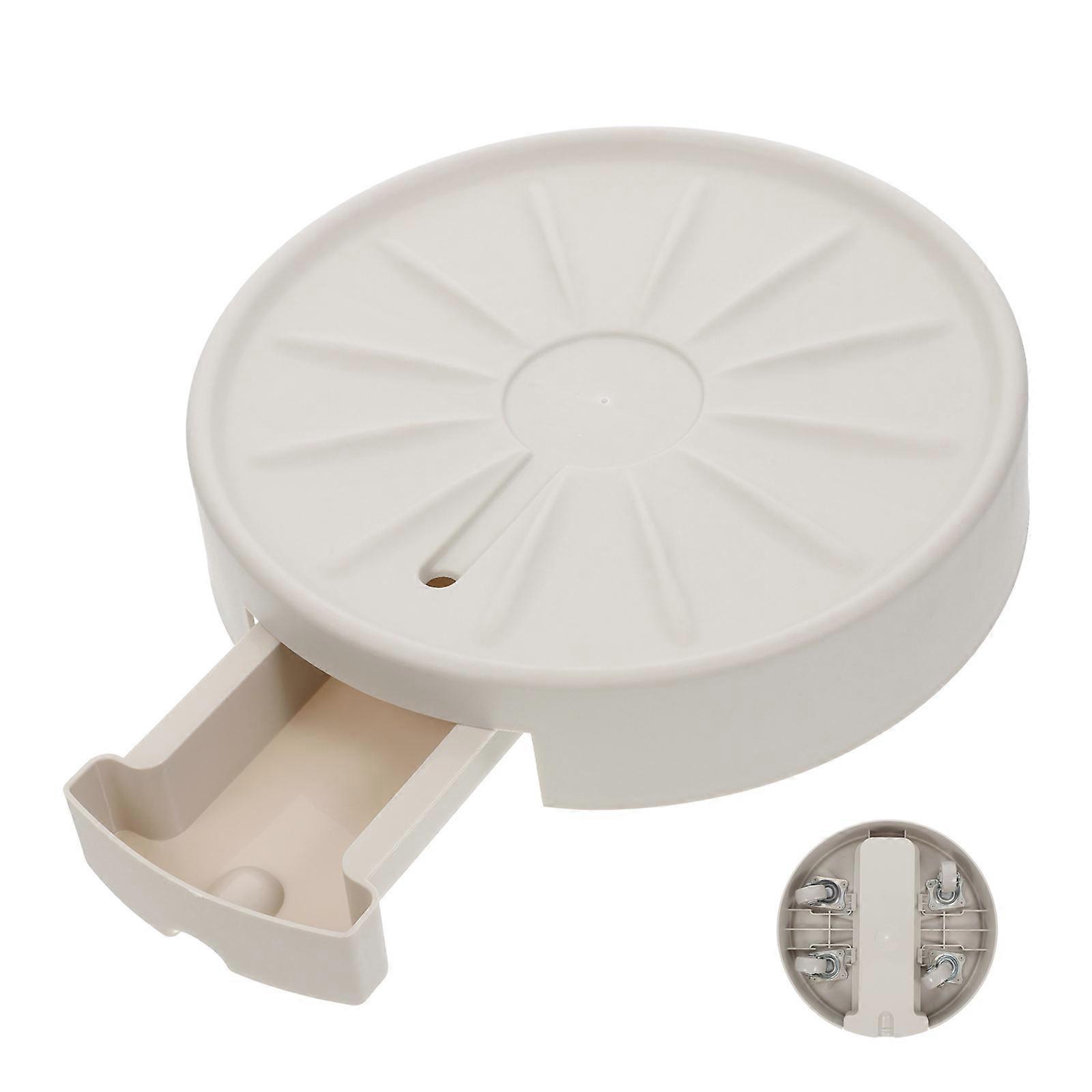 Pot Saucers for Plants Mobile Flower Pot Tray with Rolling Casters