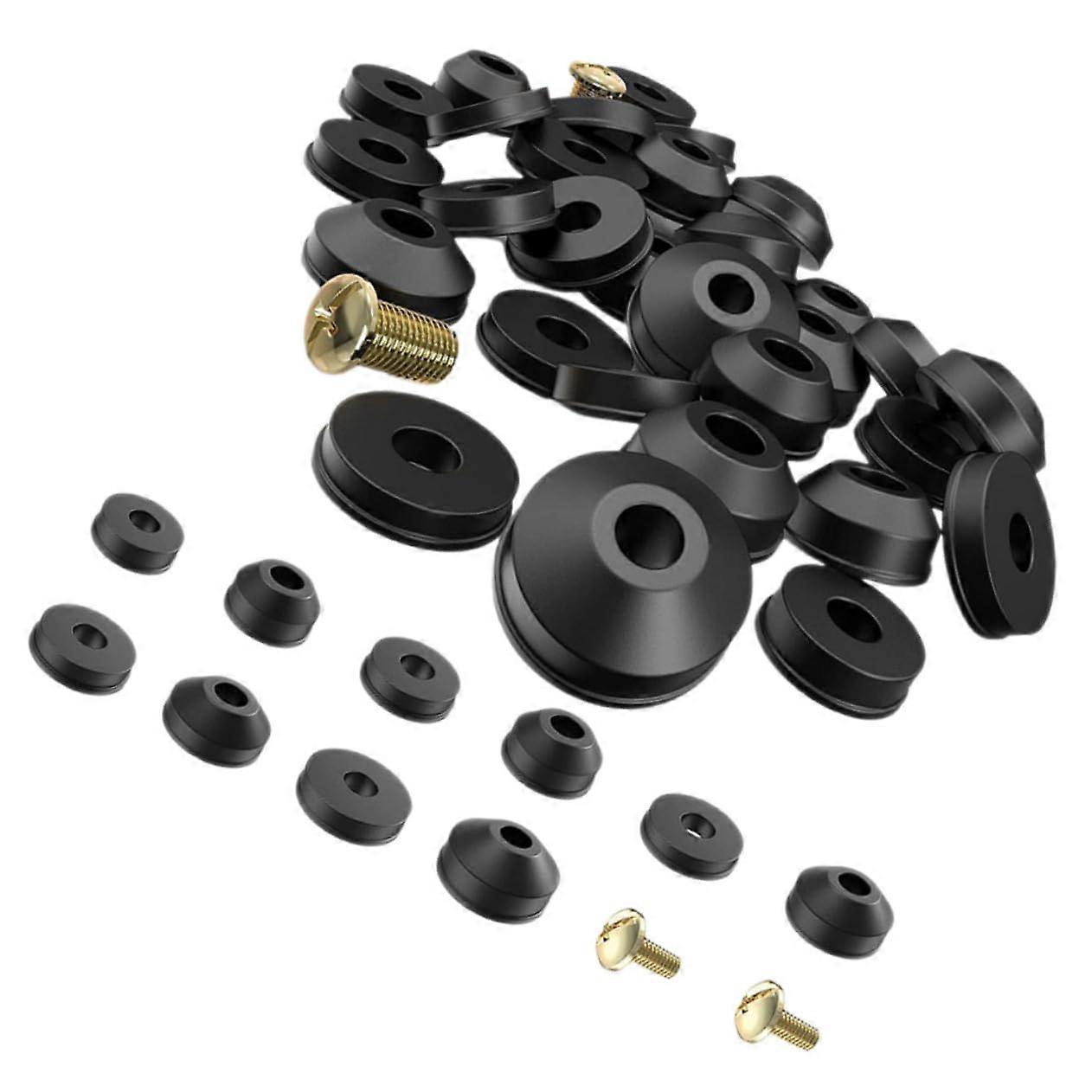 48piece washer set for faucets, assortment of faucet washers for repairing leaky outdoor faucets
