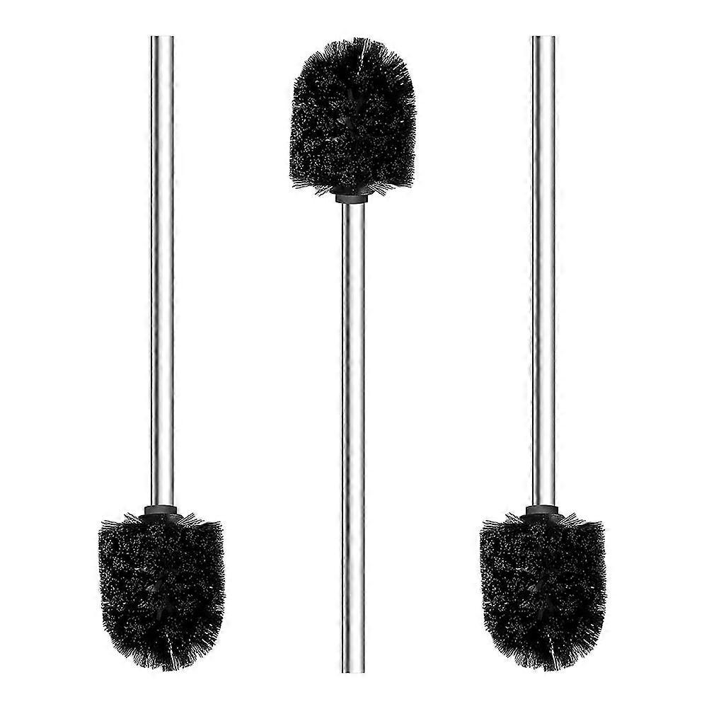 Bathroom Scrubber 3Set Efficient for Tight Area Cleaning Made of Stainless Steel and Pp