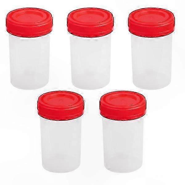 60ml Sterile Graduated Plastic Measuring Cup with Lid for Specimen Collection