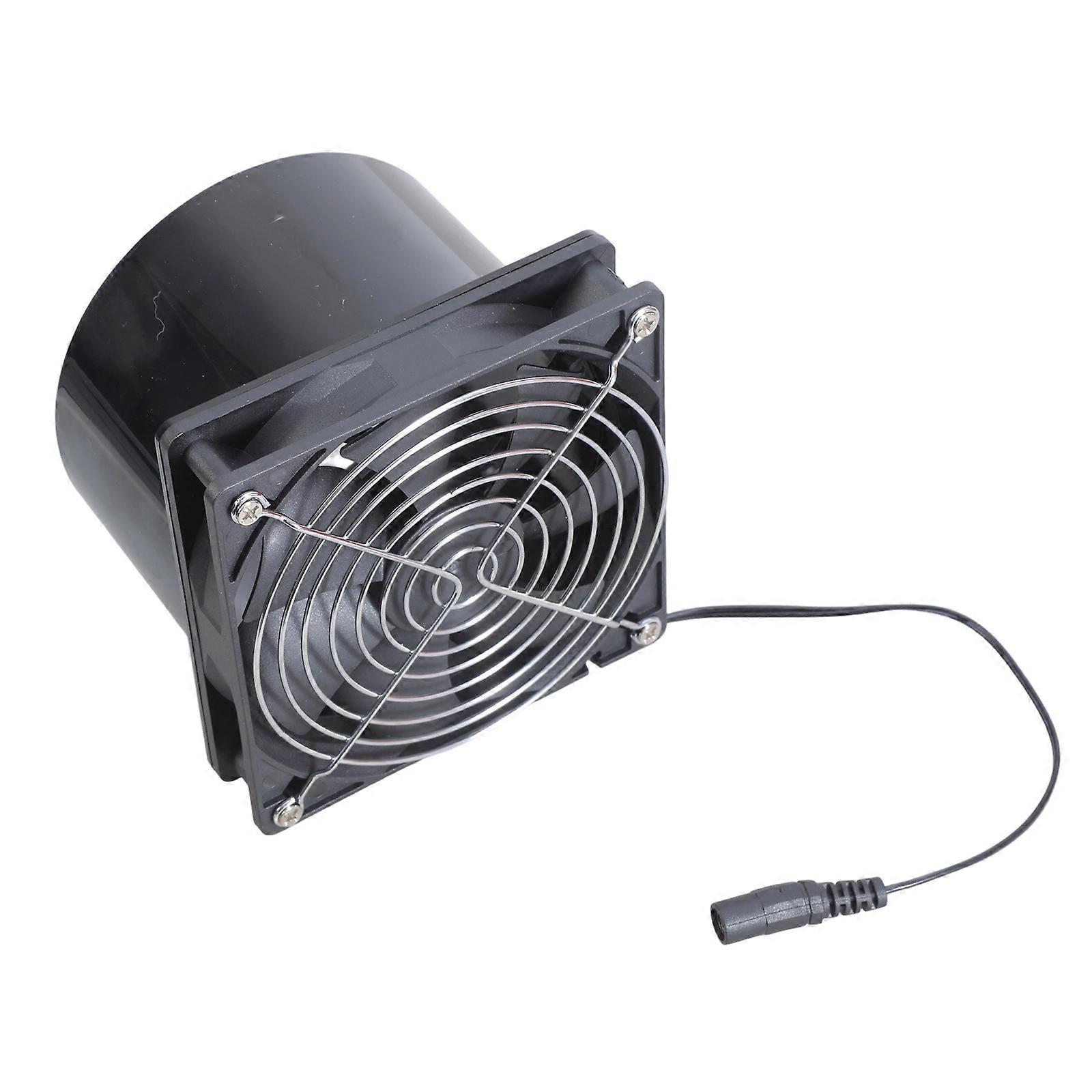 Versatile 12V Solar Exhaust Fan Efficient Cooling for Greenhouses and Attics with Reliable 10W Power Source Multicolor