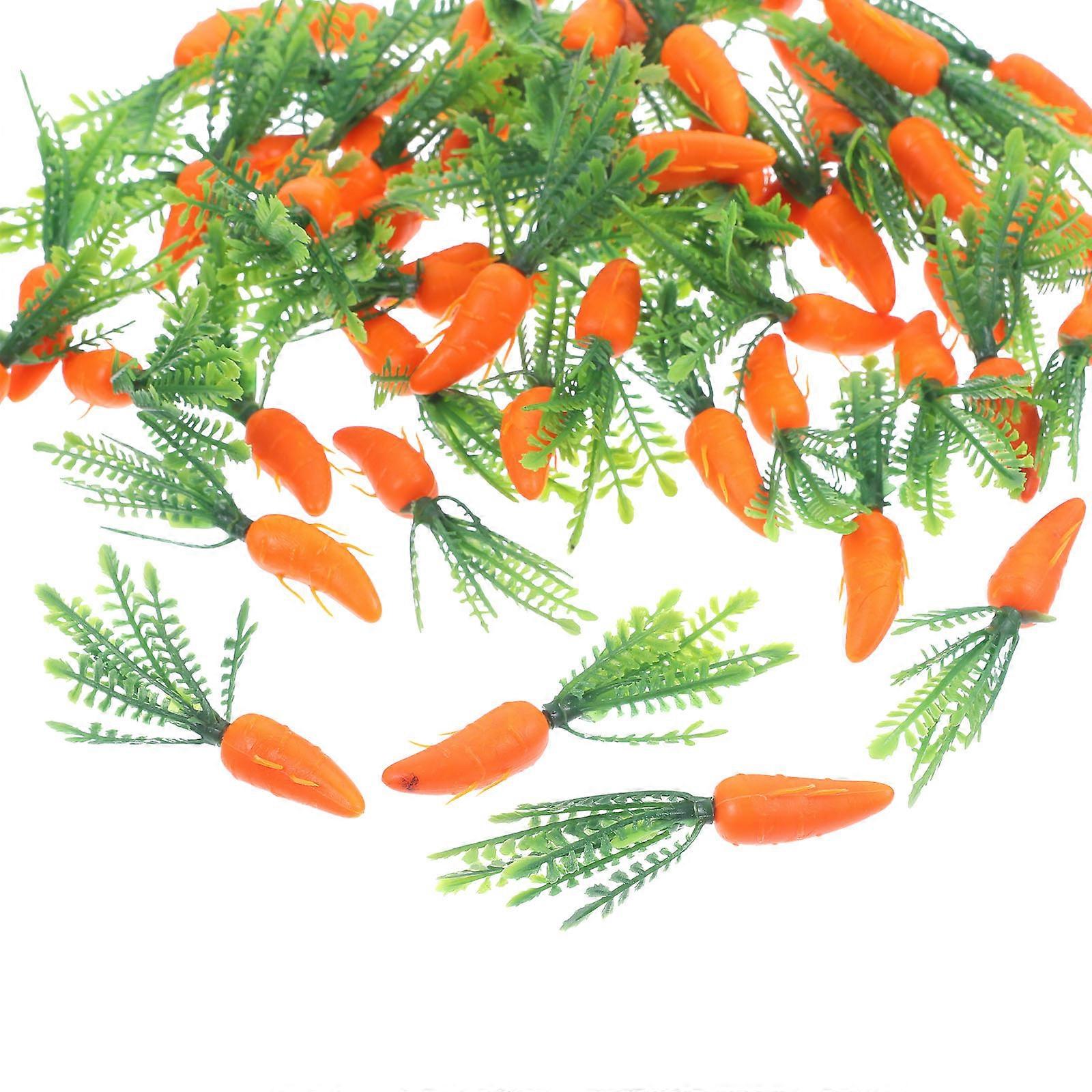 It looks like you're sharing a product title or description for **artificial carrots**—possibly for use in an online listing, review, or . Here's a