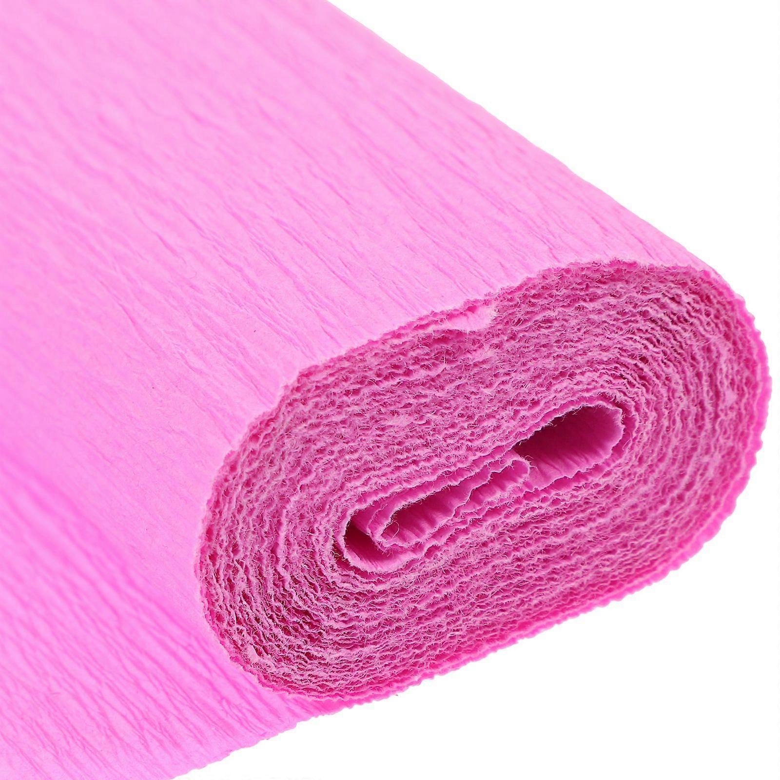 1 Roll Crepe Paper For Making Paper Flowers Present Wrapping Floral Artwork Wedding Decor (Color Has Variations)