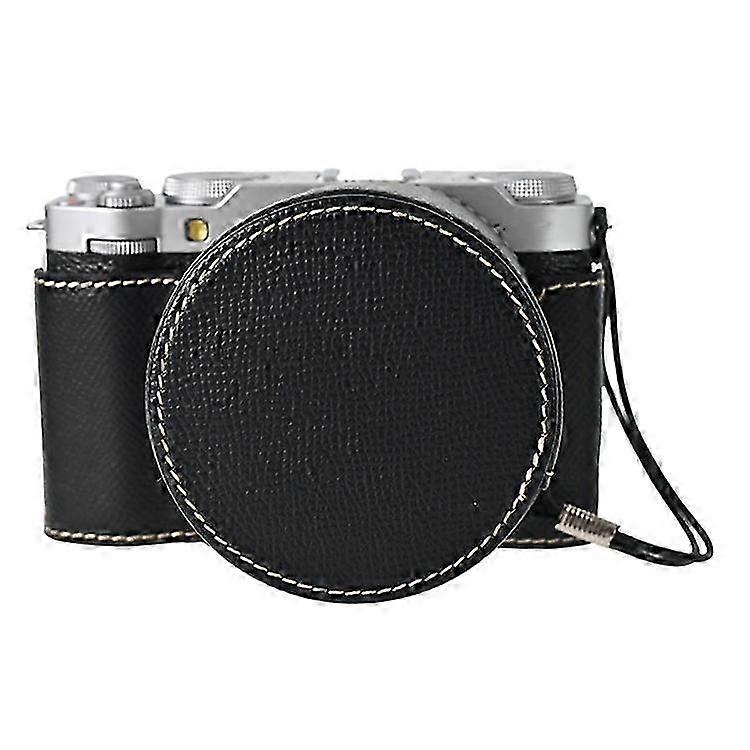 New PU Leather Protective Case with Lens Cap for Fujifilm X-M5 Camera