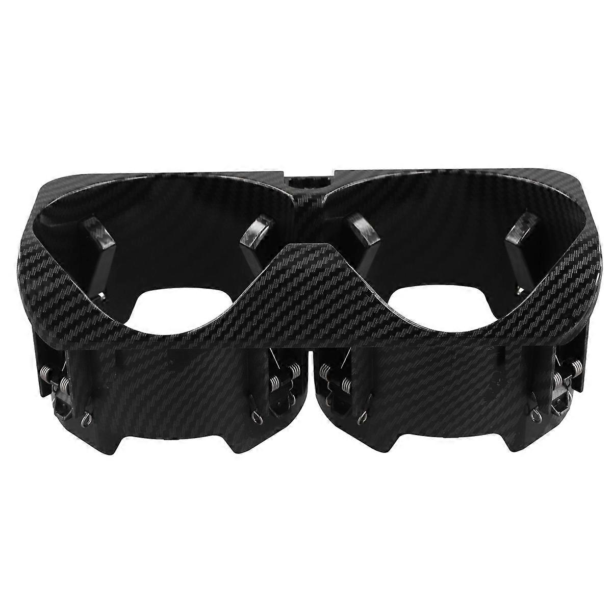 Central Armrest Console Water Cup Holder Carbon Fiber Pattern 2216801991 for W221 W216 S300 S350 S4