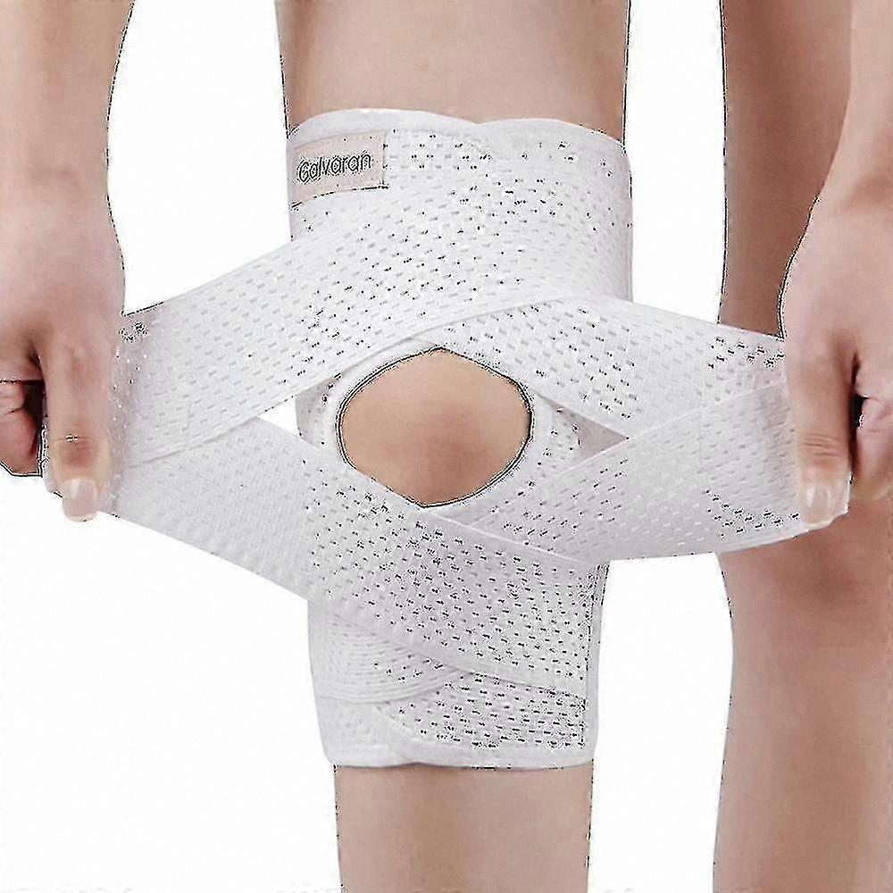 Breathable Adjustable Knee Brace with Side Stabilizers for Meniscus Tear, ACL, MCL, Arthritis Support and Recovery