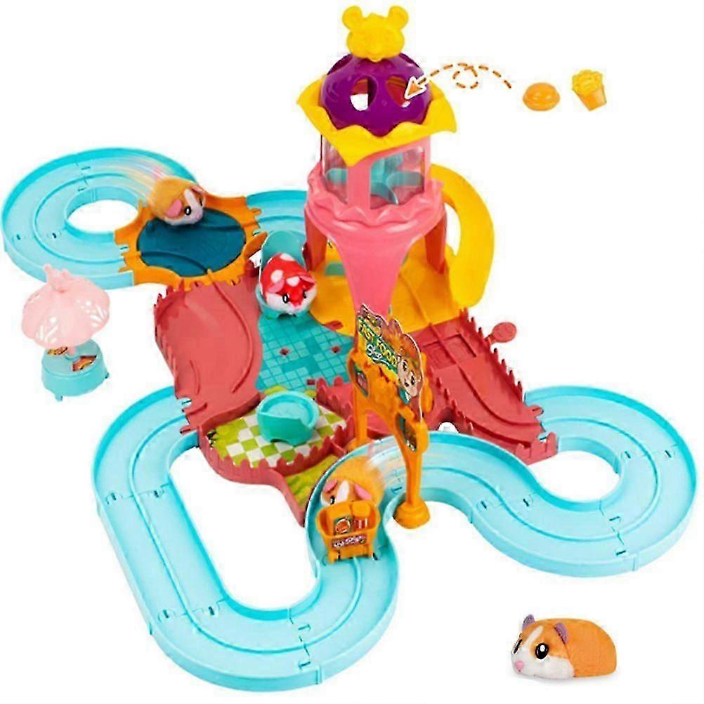مجموعة ألعاب سباق الهامستر للأطفال لعبة لعبة الهامستر الكهربائية لعبة هدية تعليمية للأطفال هدية عيد ميلاد عيد الميلاد