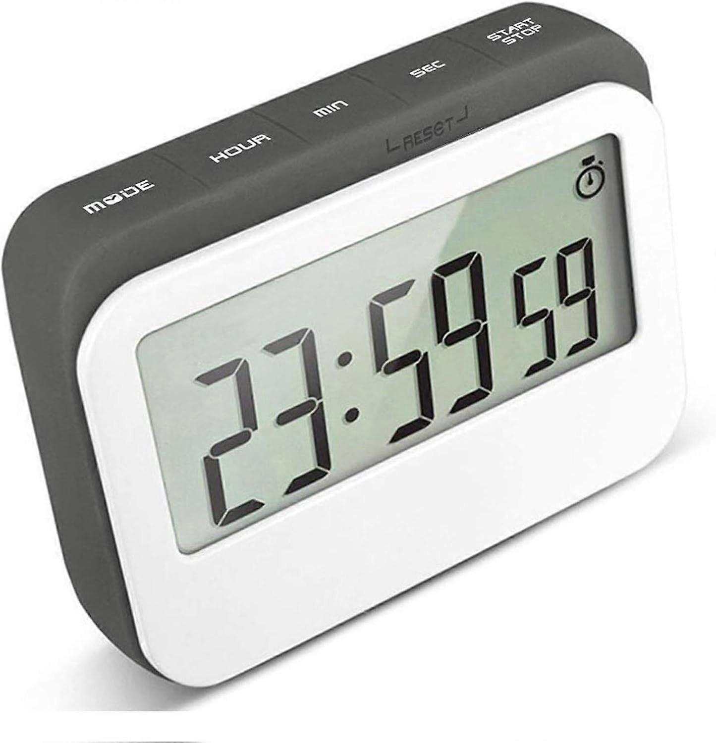 Digital Kitchen Timer 12/24 Hours Alarm Clock with Magnetic