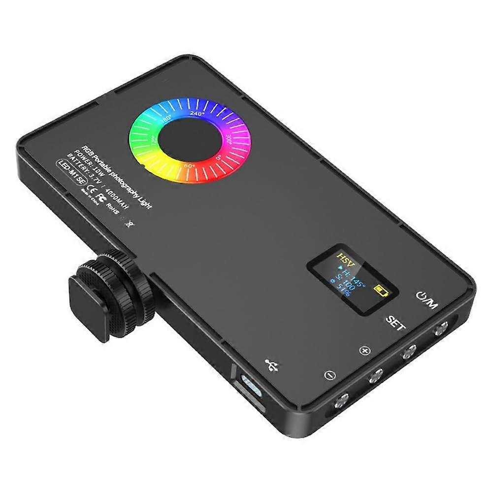 RGB LED Video Fill Light Rechargeable 4000mAh Battery For Photography And Video Live Fill Easy To Install And Use