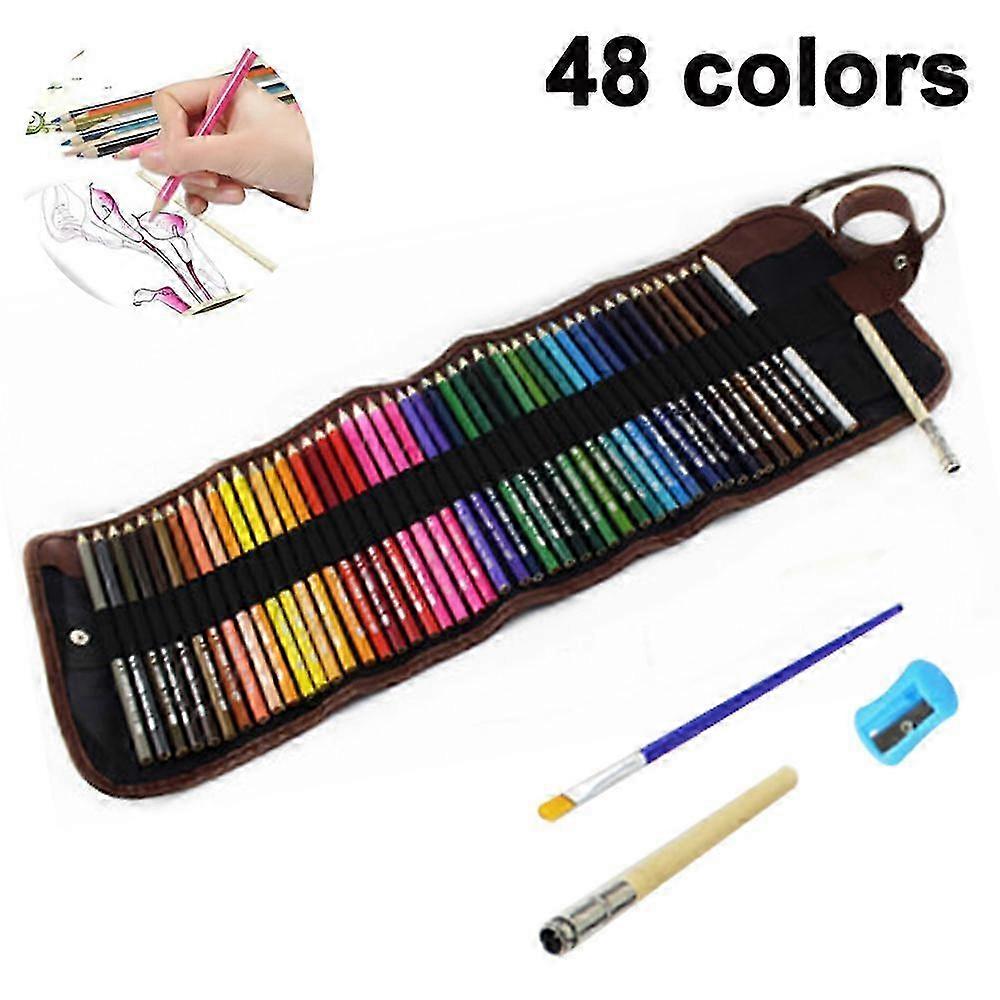 Colored Pencils Set, Professional Water Soluble Pencil Set for Adul...
