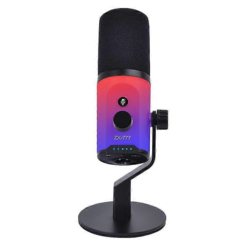 ZX-777 RGB Light Dynamic Microphone Desktop