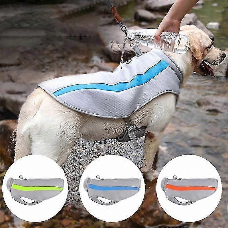 Mesh Cooling Vest for Dogs, Adjustable Dog Jacket for Medium to Large Breeds, Summer Breathable Harness