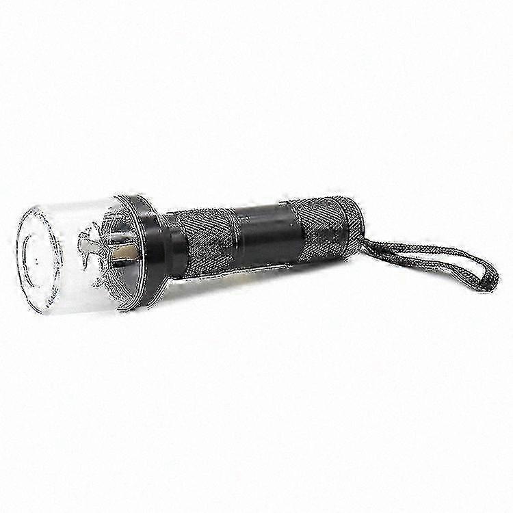 Herb and Spice Grinder with Flashlight Design for Effortless Crushing and Milling