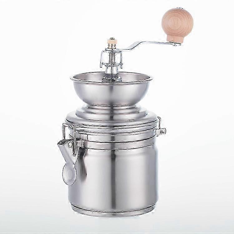 Stainless Steel Manual Coffee Grinder, Hand Tool For Grinders(silver)--