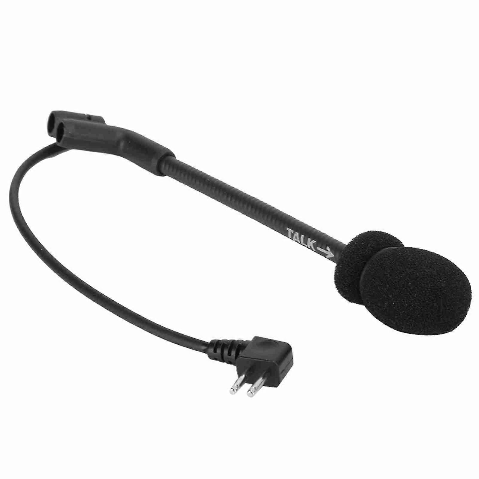 Black Z Tactics Microphone MIC 2 Pin for Comtac II H50 Noise Reduction Headset Clear Sound