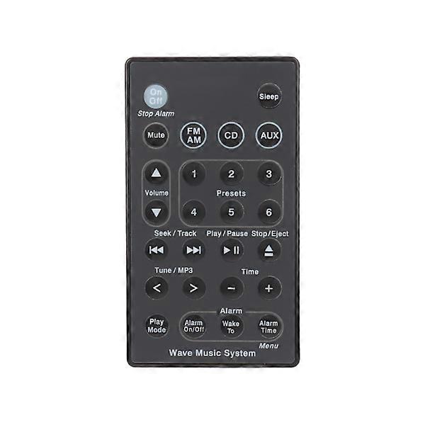 ABS Remote Control Replacement for B1 Wave Music Multidisc Player System (Black)