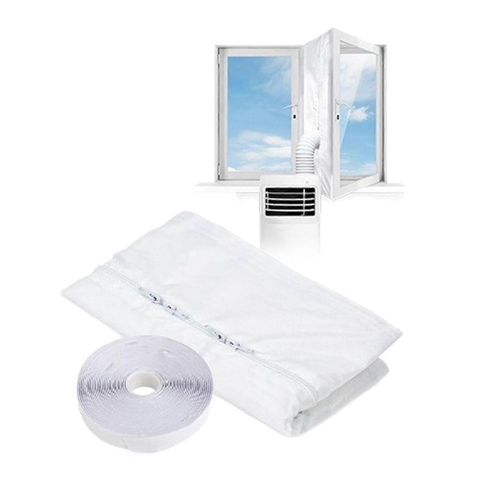 Air Conditioner Seal Window Seal For Window AC, 4m Double Slider, Portable Insulation For Home Office Outdoor White