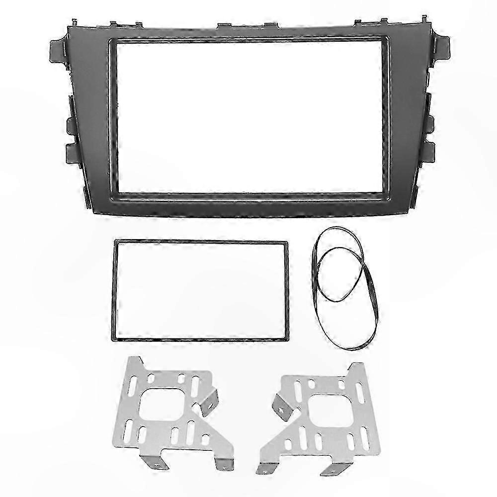 Universal Car Stereo Frame Kit for 2 Din Dash Installation Trim Plate Adapter Mounting Panel Bezel