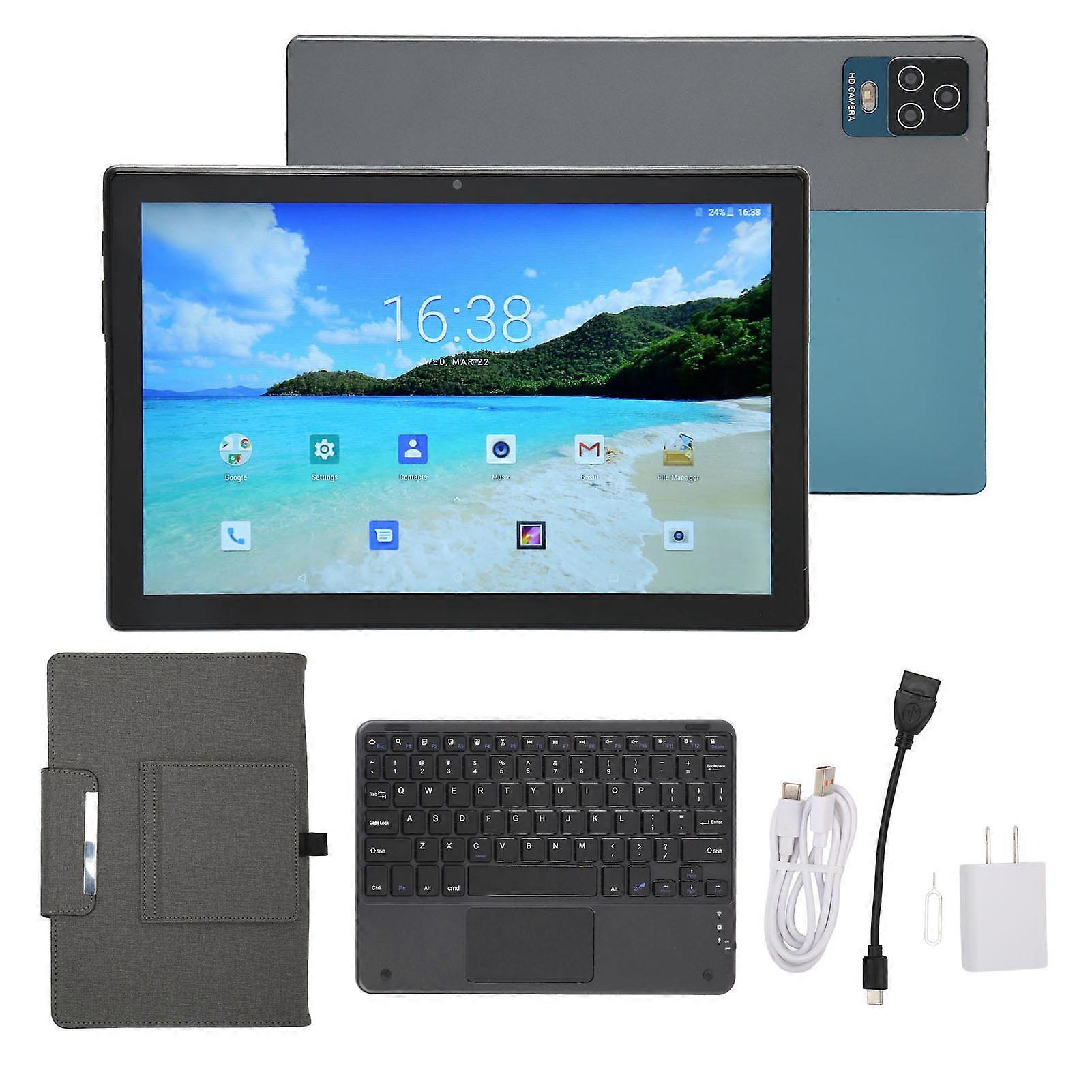 2 in 1 Tablet 10.1 Inch Android 12, 8GB RAM, 256GB Storage, Octa Core, 16MP Camera, Keyboard