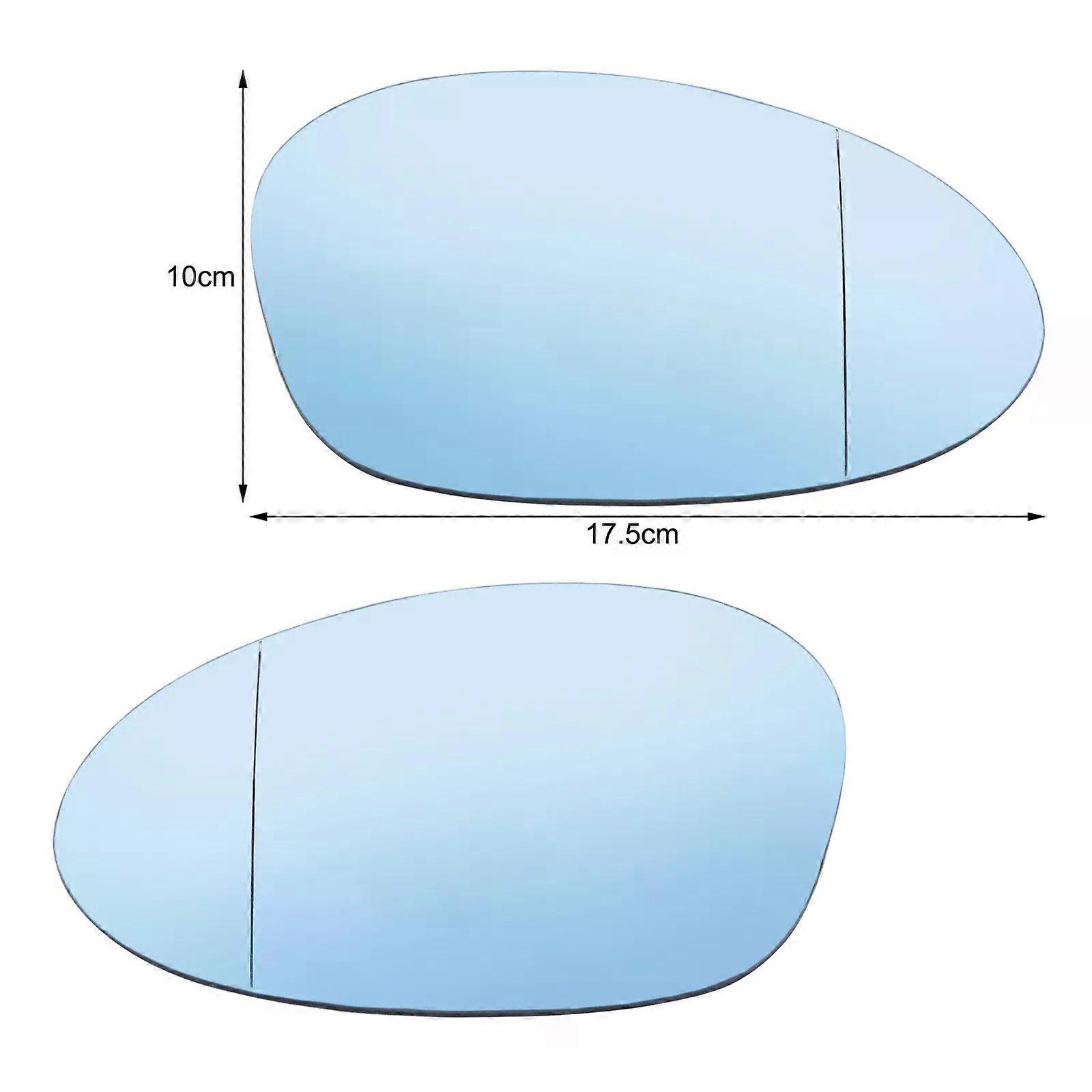 Apply CASHCOW For BMW 1 3 Series E90 Mirror Wide Angle Convex Side Mirror Glass Mirror Blue For E92 E91 E93 E82 E88 E86 E85 2005-2009