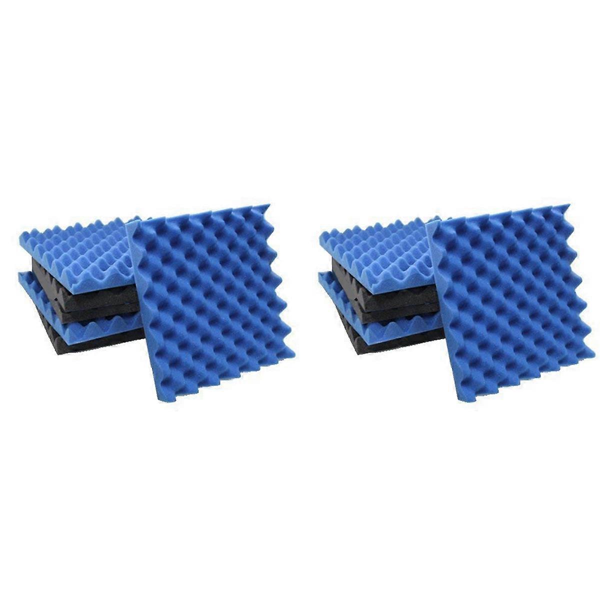12 Pack Charcoal Egg Crate Foam Acoustic Tiles Soundproofing Foam Panels Sound Insulation Soundproof