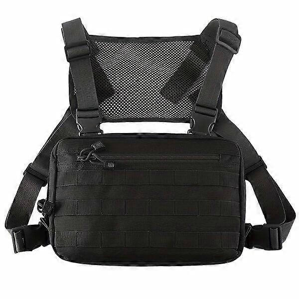 Outdoor sports chest bag, multi-functional and practical, breathable mesh design