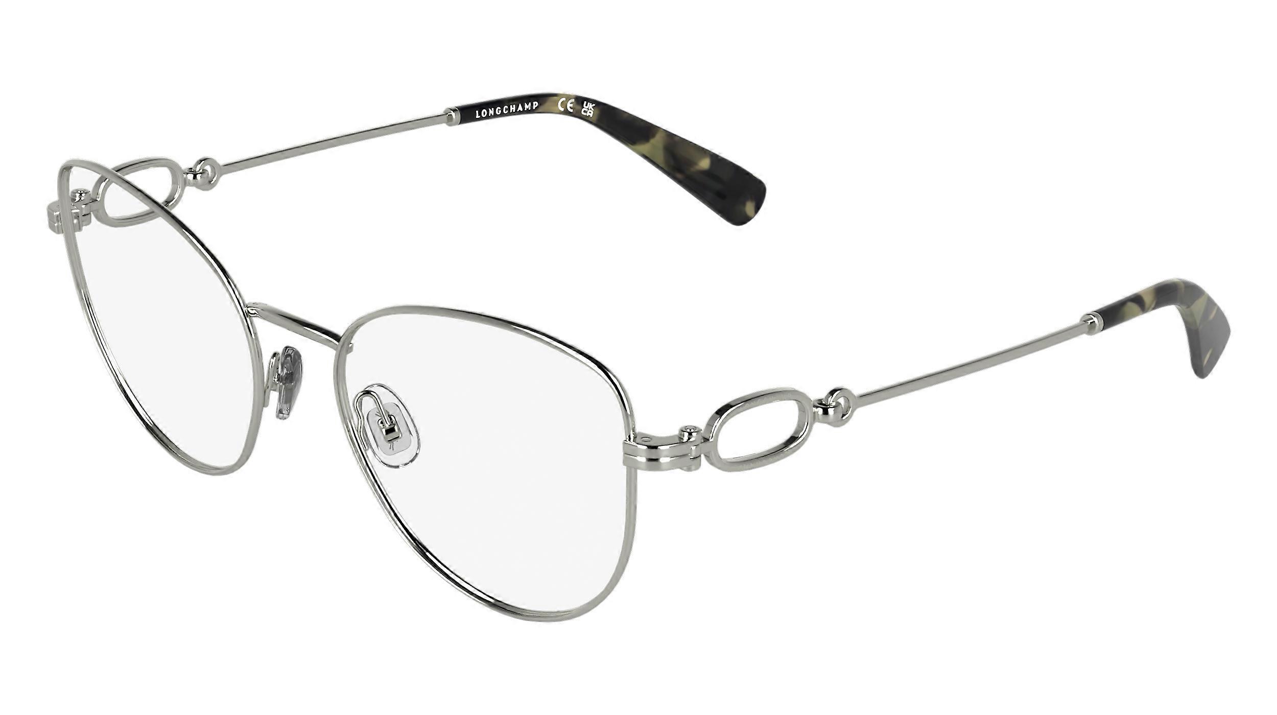 Eyewear Frames LONGCHAMP LO2180 040 SILVER 52/18/140 FEMALE