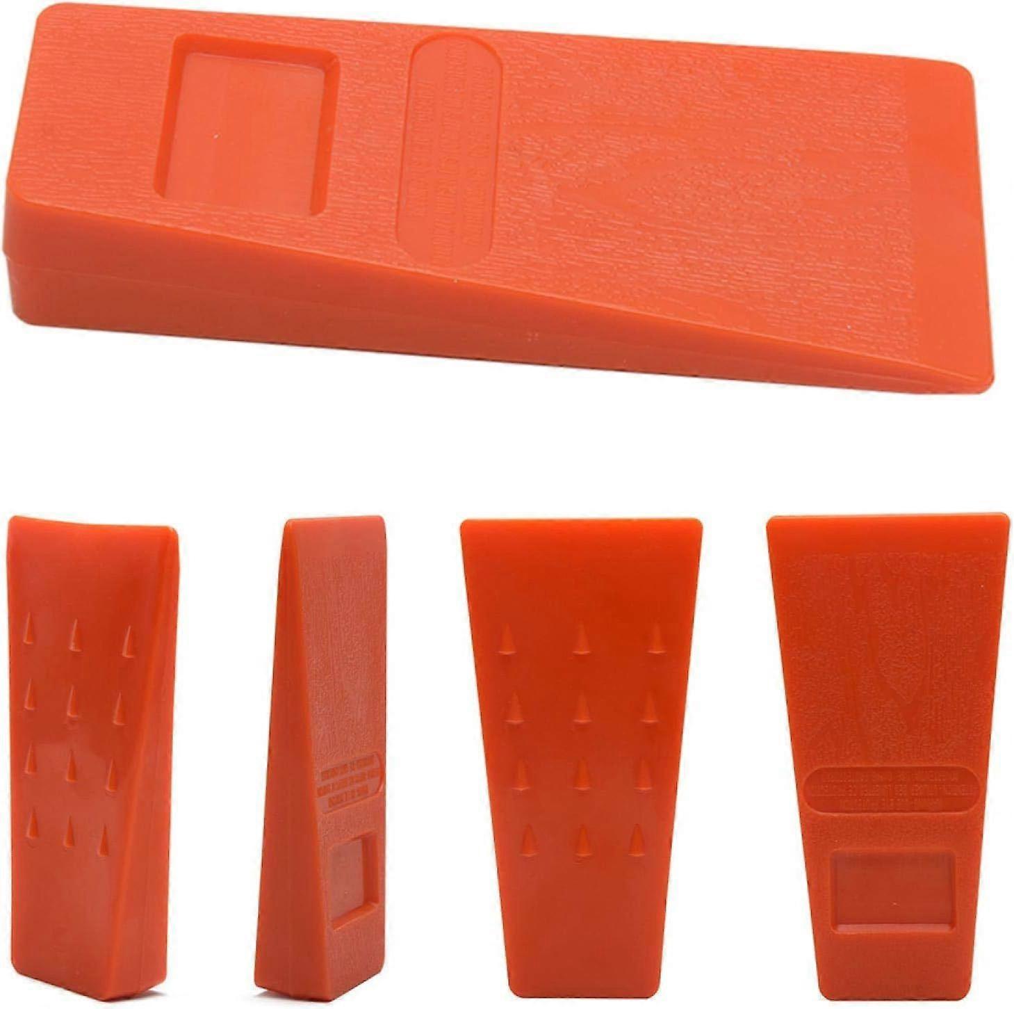 Felling Wedge Chain Saw Logging Supplies Set 5.5 Felling Wedges Spiked Logging Tools Wood Splitting Tree Cutting Wedge For Loggers And Fallers  (Orang