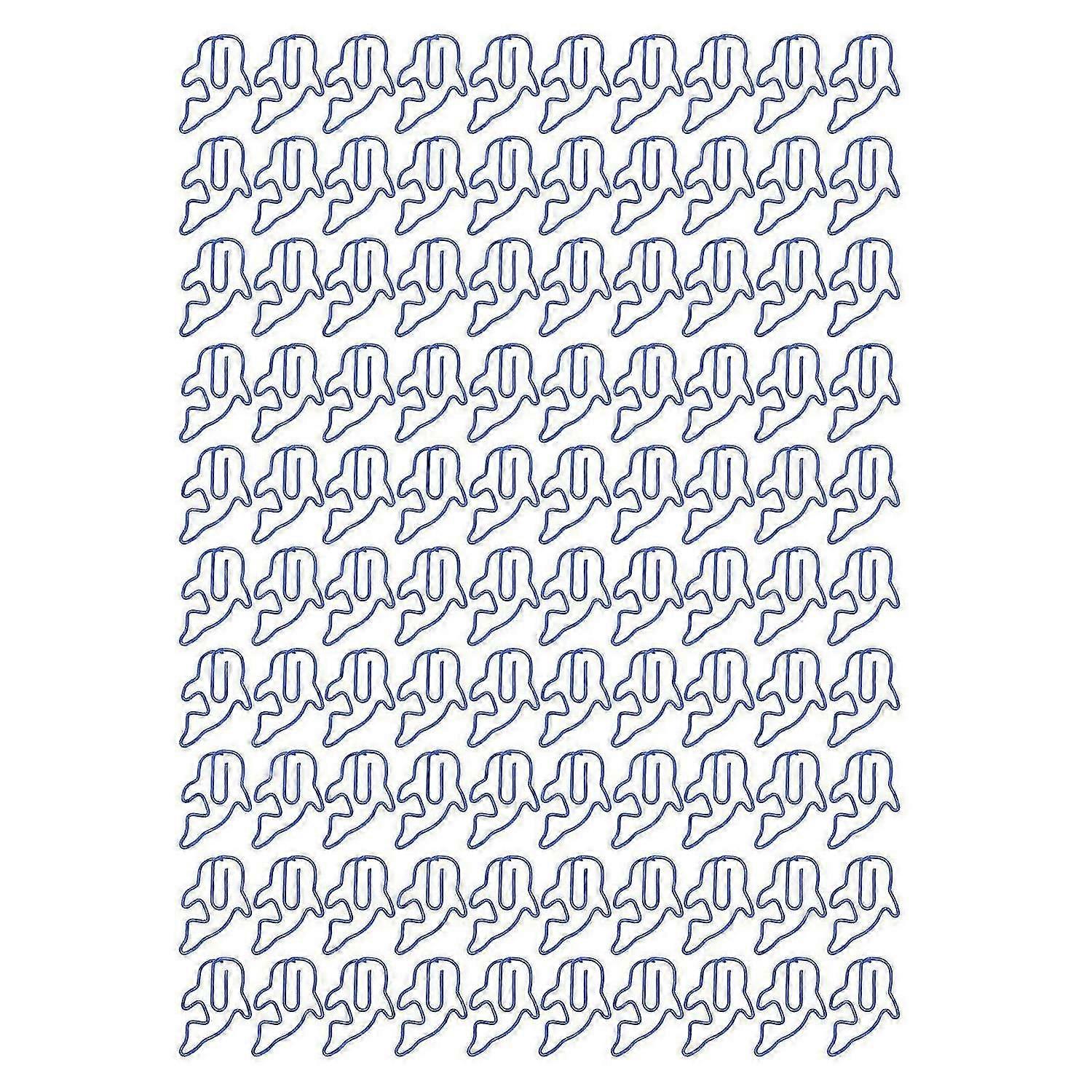 2025 Latest Model 100Pcs Cute Shaped Office Paper Clips Set Lightweight