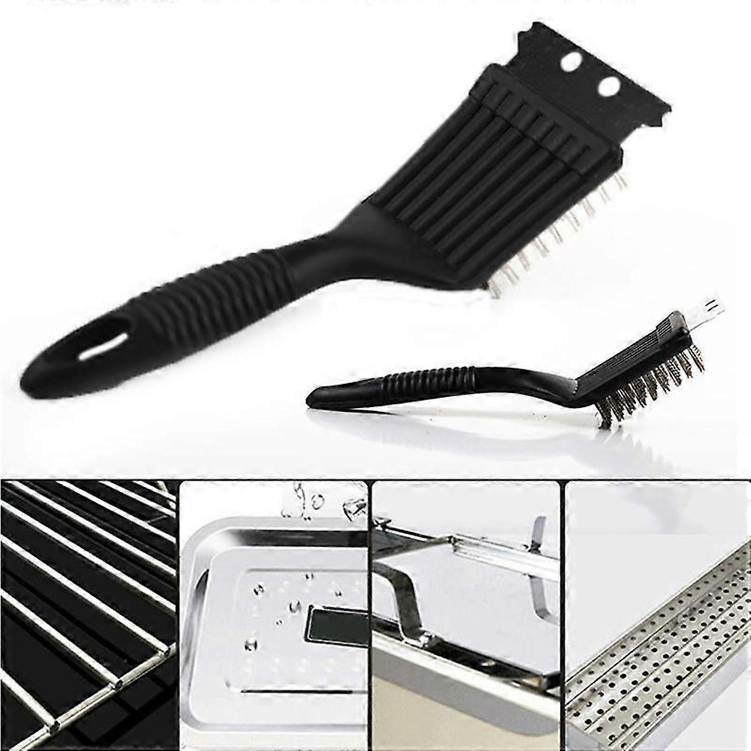 Barbecue Grill Brush Wire Bristles Scraper BBQ Grate Cleaner