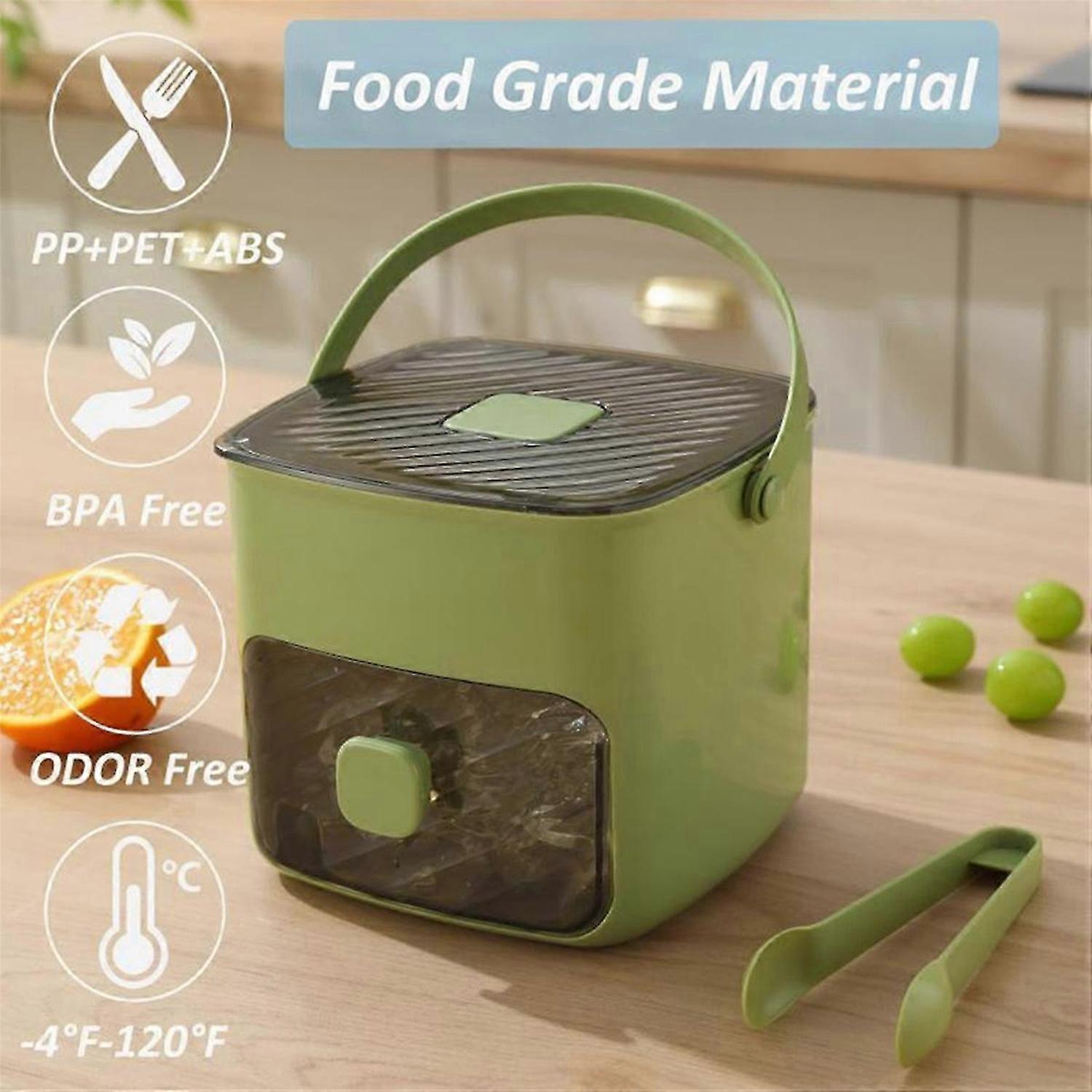 48 Grid Cube Mold Reusable Refrigerator Ice Maker Food Grade Ice Storage Box Home Ice Making Tool Cube Tray Mold