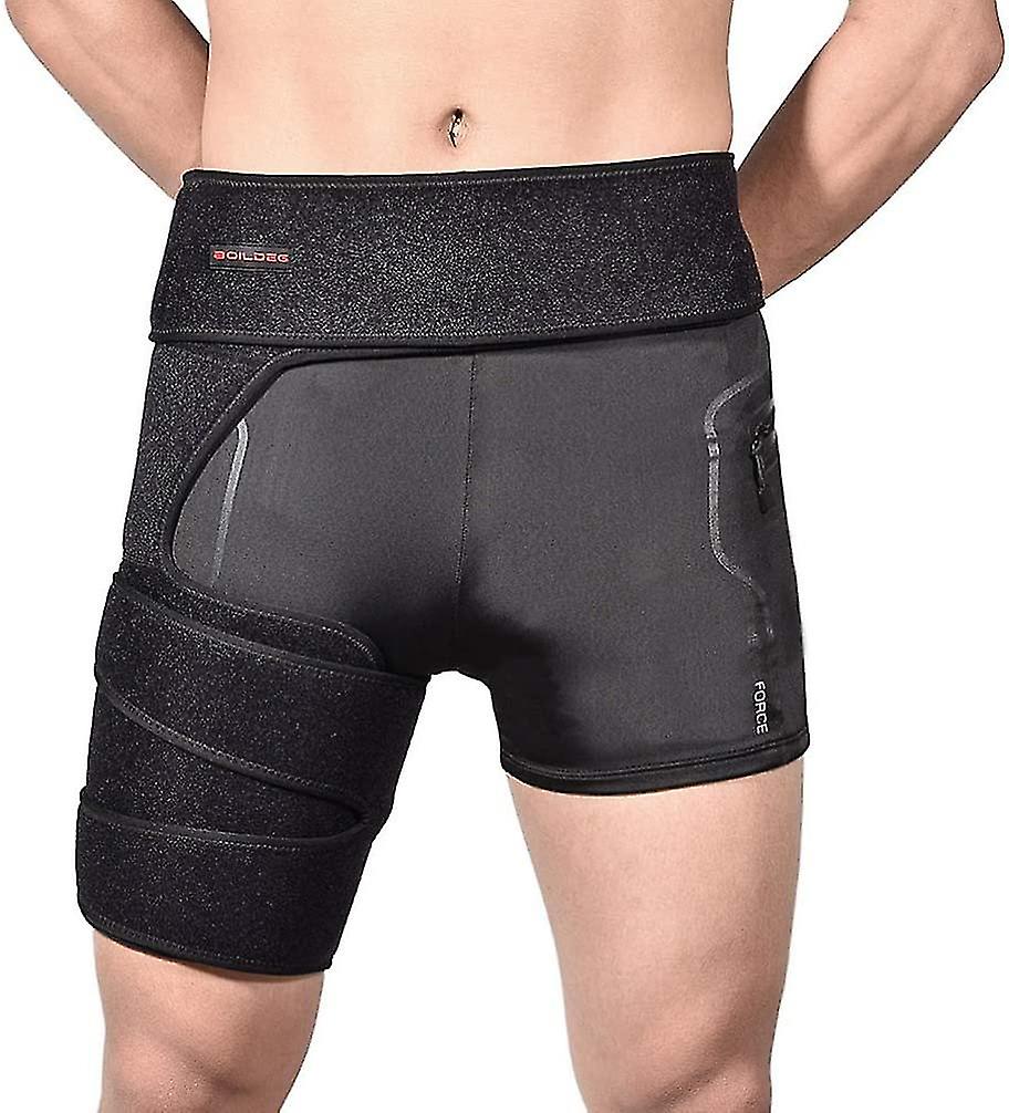 Hip Brace Sciatica Pain Relief Hip Support Brace Breathable Durable Adjustable Compression Brace