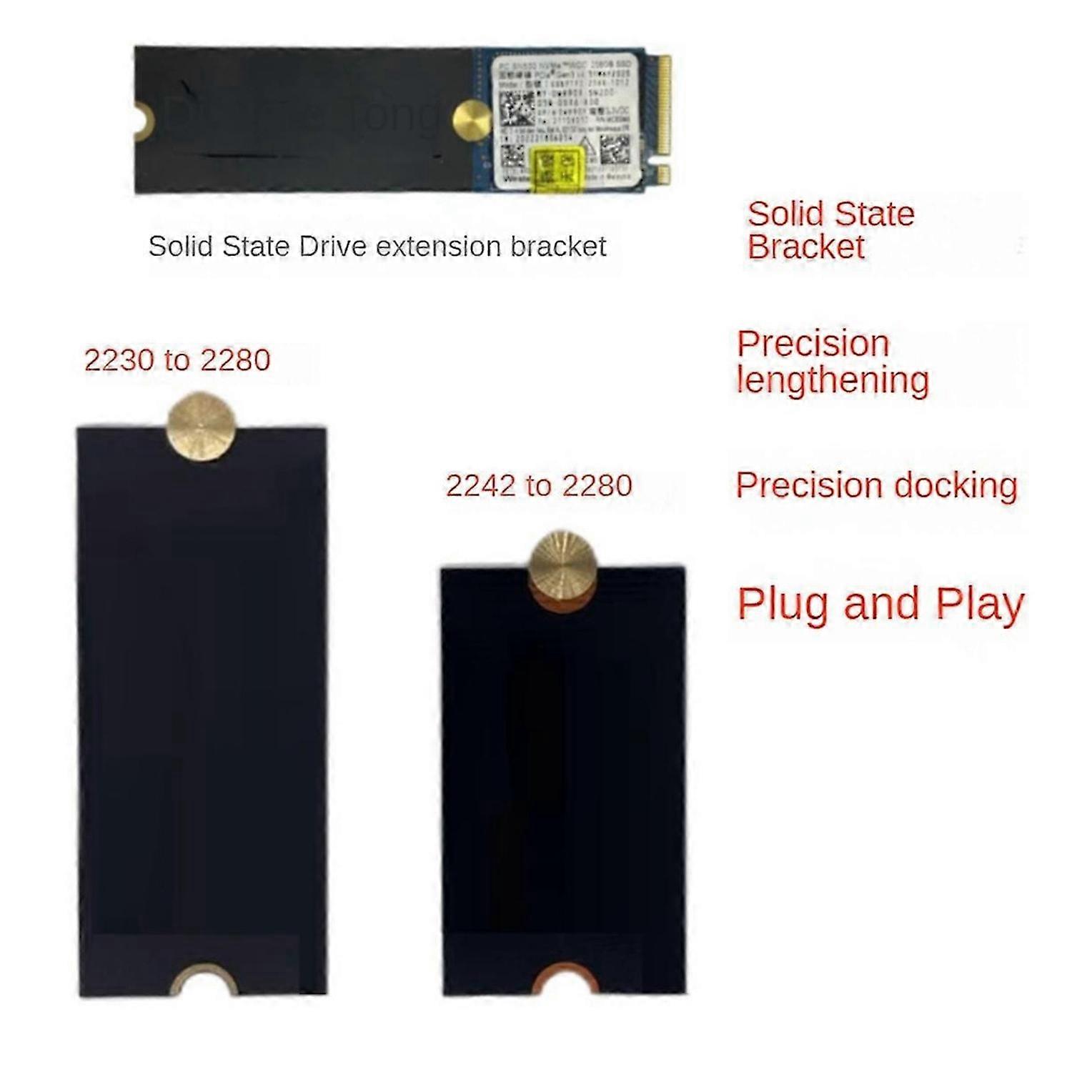 2230 To 2280 M.2 Long Size Adapter Converter Expansion Rack