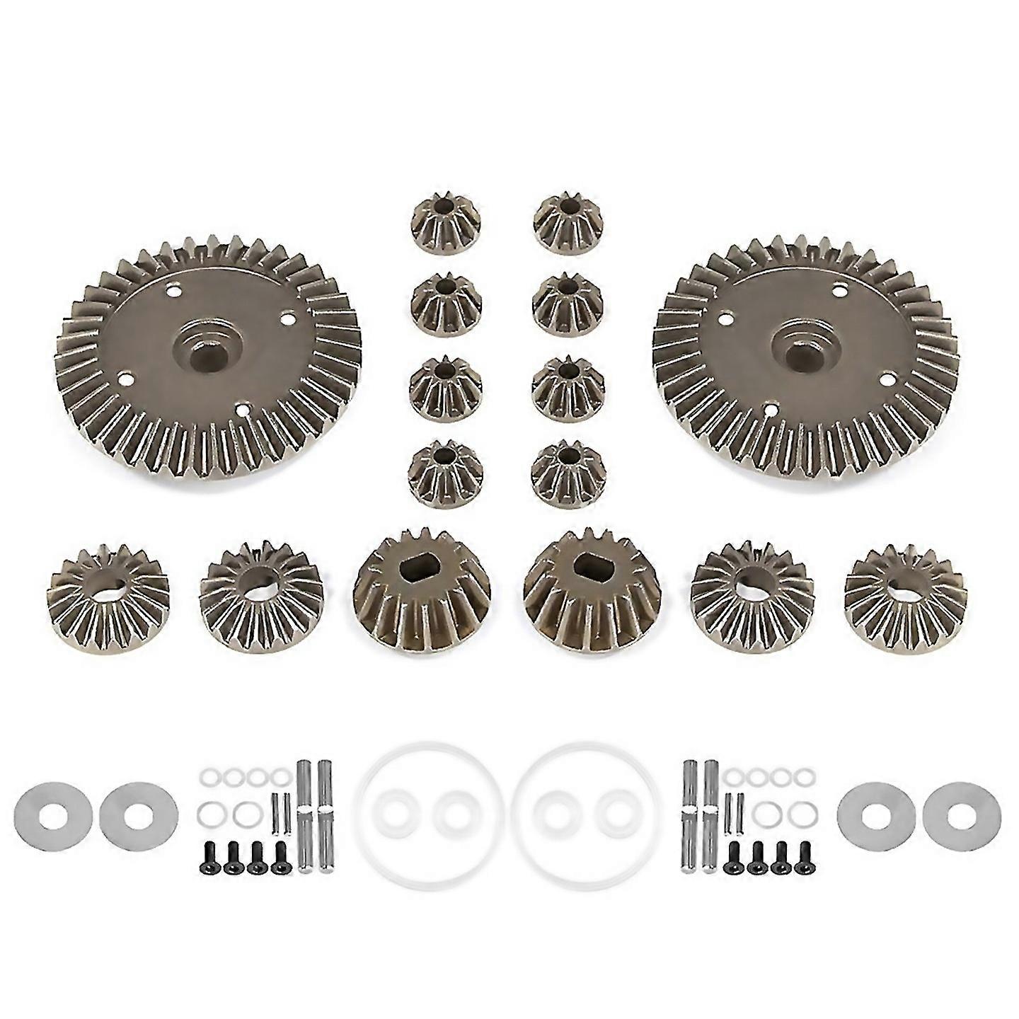 For Rc Car Upgrade Front Rear Differential Gear Kit 22049 For Tamiya 39t Xv02 Tt02 Mb01
