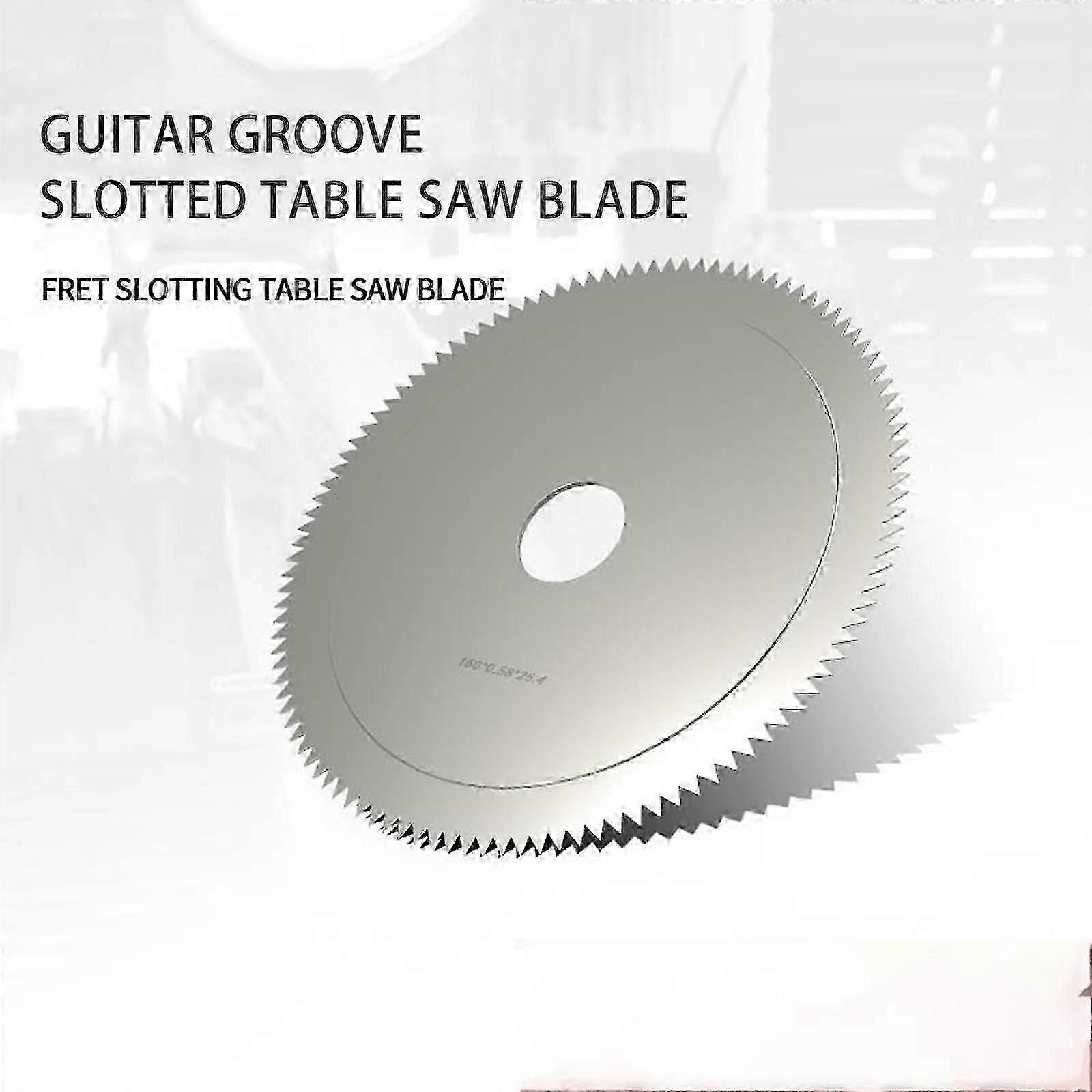 ギターフレットスロットテーブルソーブレード0.58mmギターフレット交換修理hwy-2025-ss