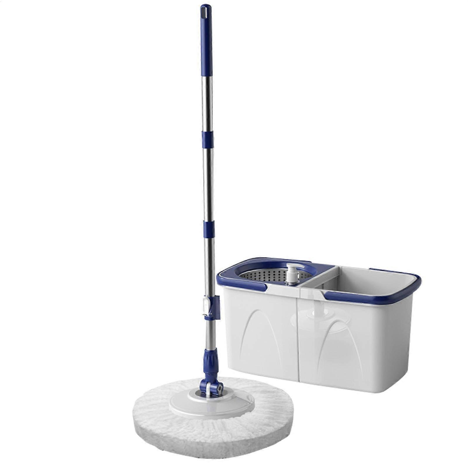 Wet Dry Mop For Wall Cleaner With Long Handle Detachable Spinner Rotating Table Clean Mop Pad