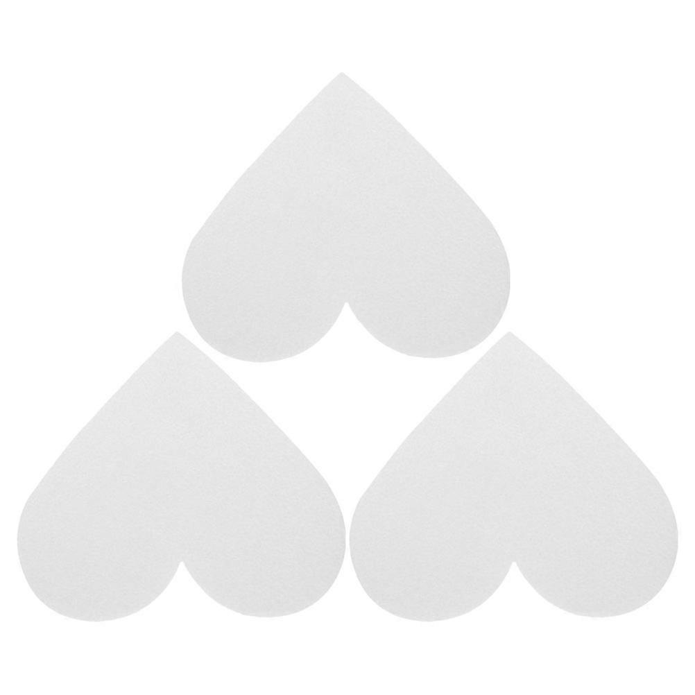 Set of 12 Heart Cake Foam Models for Decorating White Foam DIY Crafts