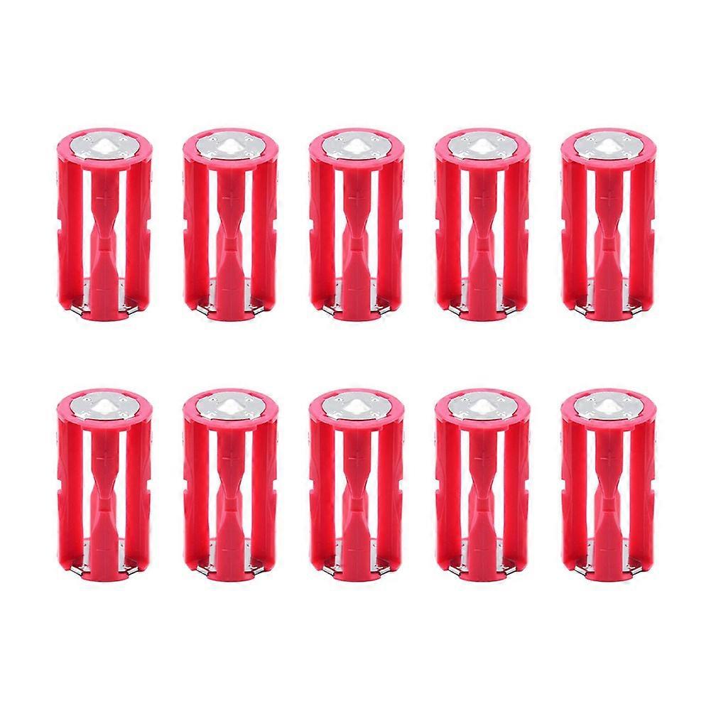 10pcs Parallel Battery Adapter Battery Holders Reusable Rustproof Convenient AAA to C Size Converter