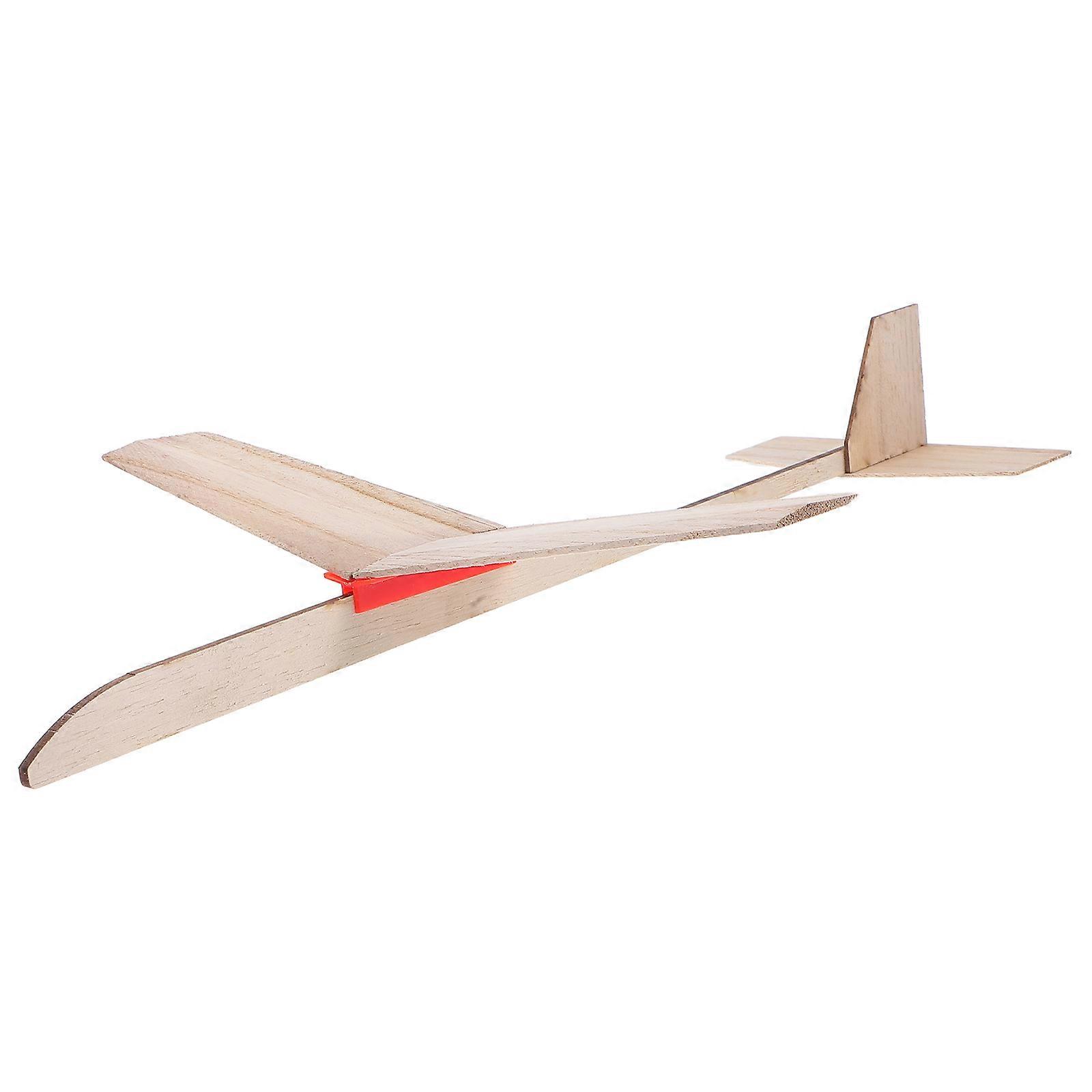 Wooden Glider Airplane Toy for Students Project 1Set Educational Craft