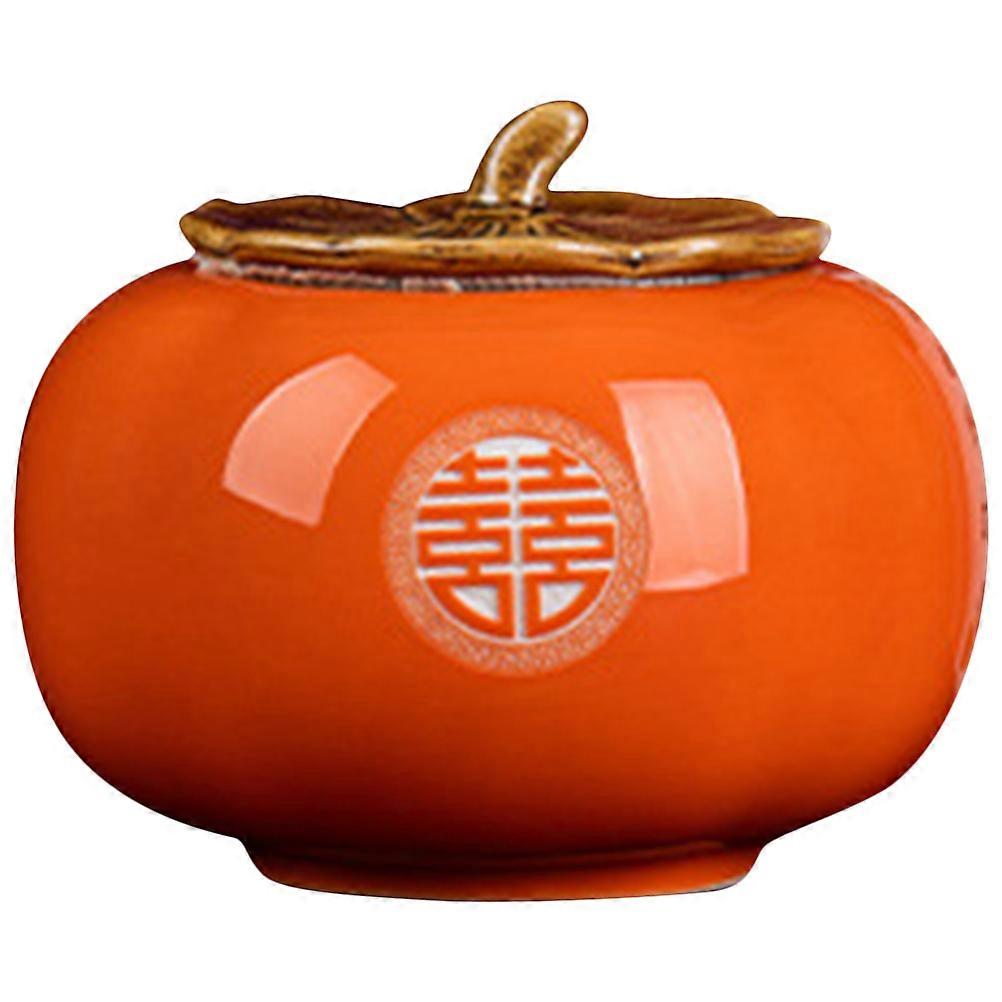 Sealed Tea Jar 3Pcs Assorted Color Square Ceramic Container Suitable For Women Family And Friends Storage