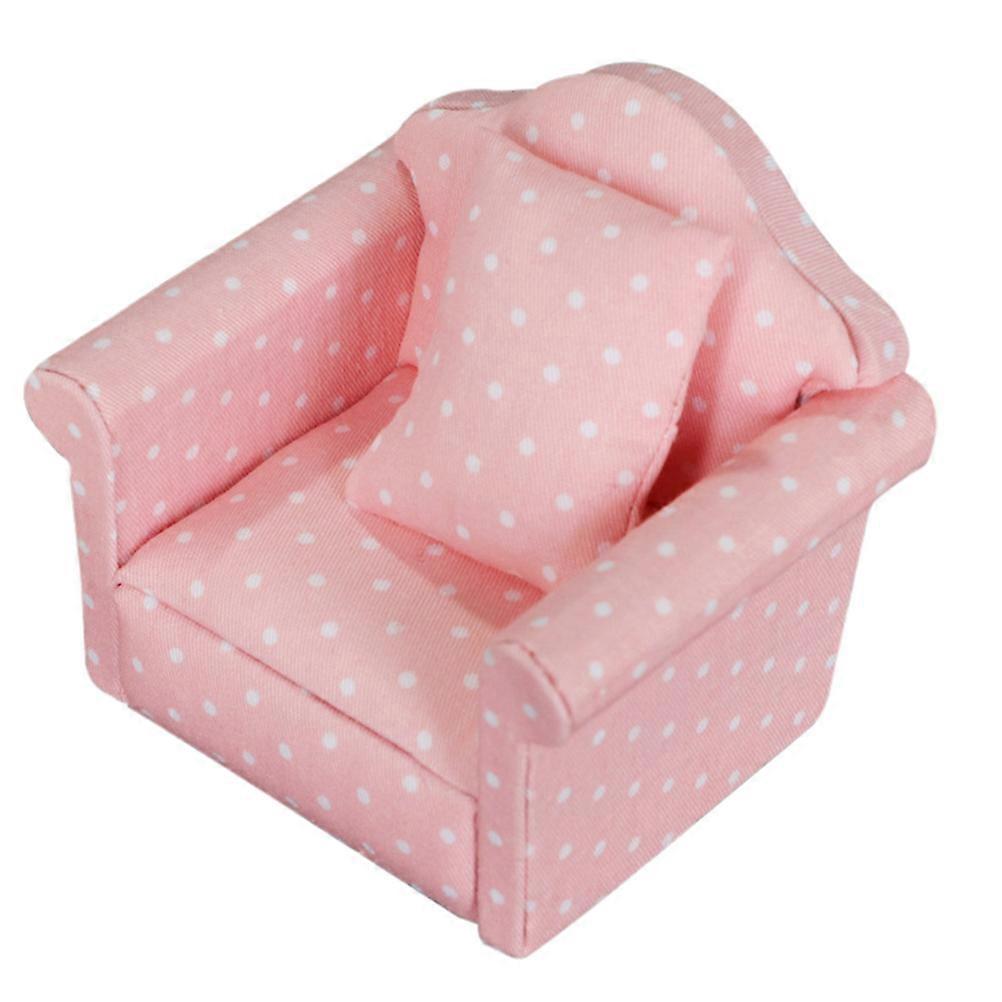 Mini Sofa Decor Playhouse Sofa Used for Decor 2Pcs with Pillow