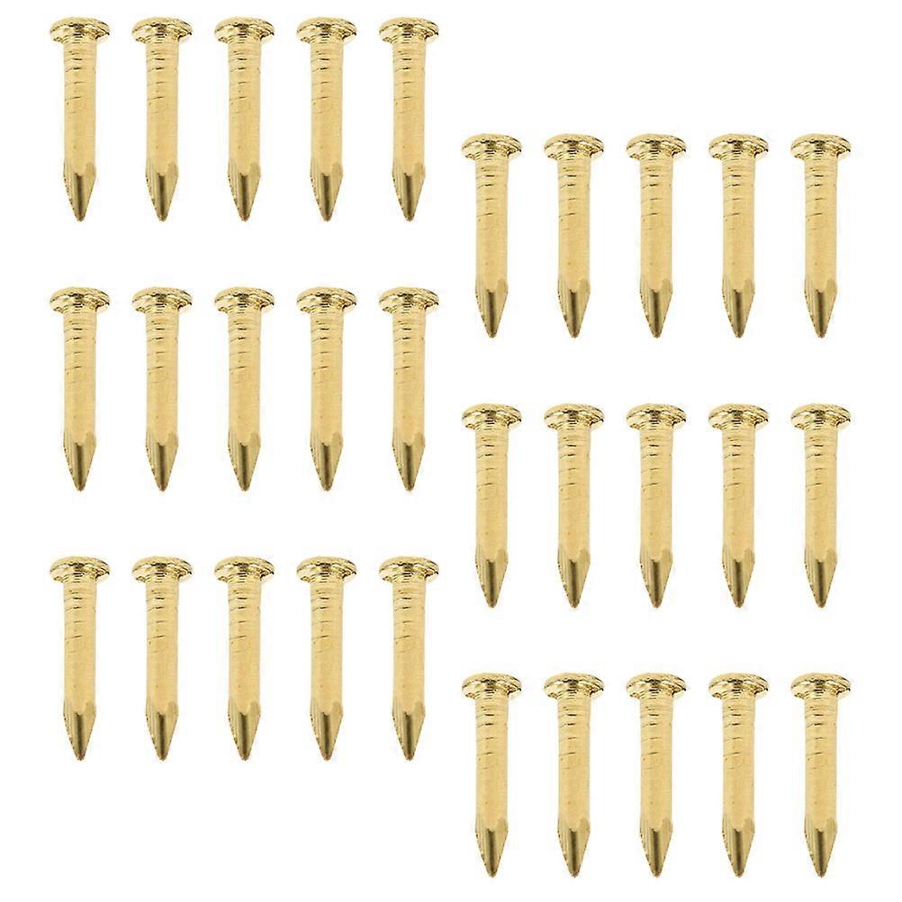 Copper Nails For DIY Projects 200 Pcs Round Head Nails For Furniture And Wall Repair Rust Resistant Efficient And