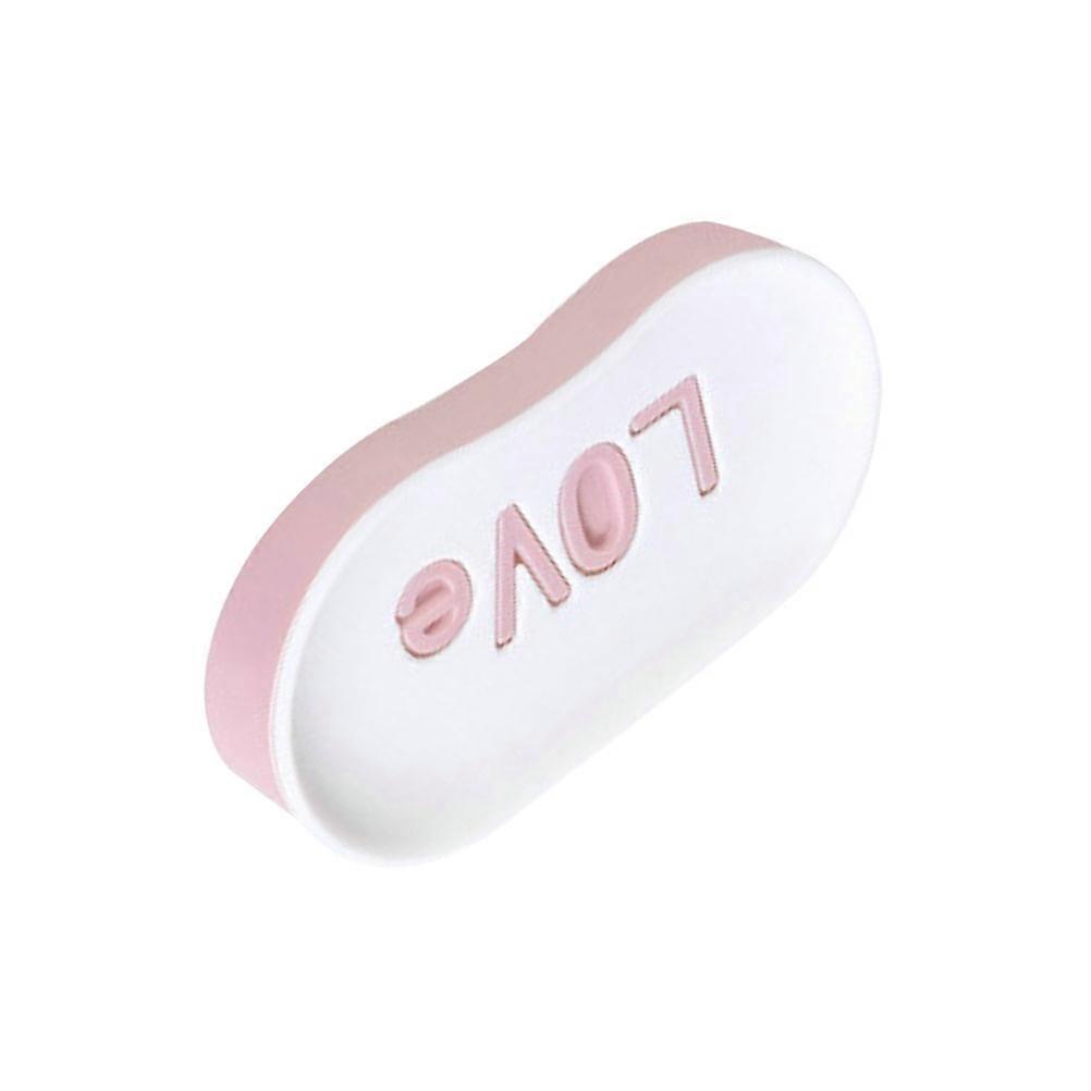 Pink Soap Dish Holder for Storage Dual Layer Punch Free 2Pcs Wall Mount Soap Rack